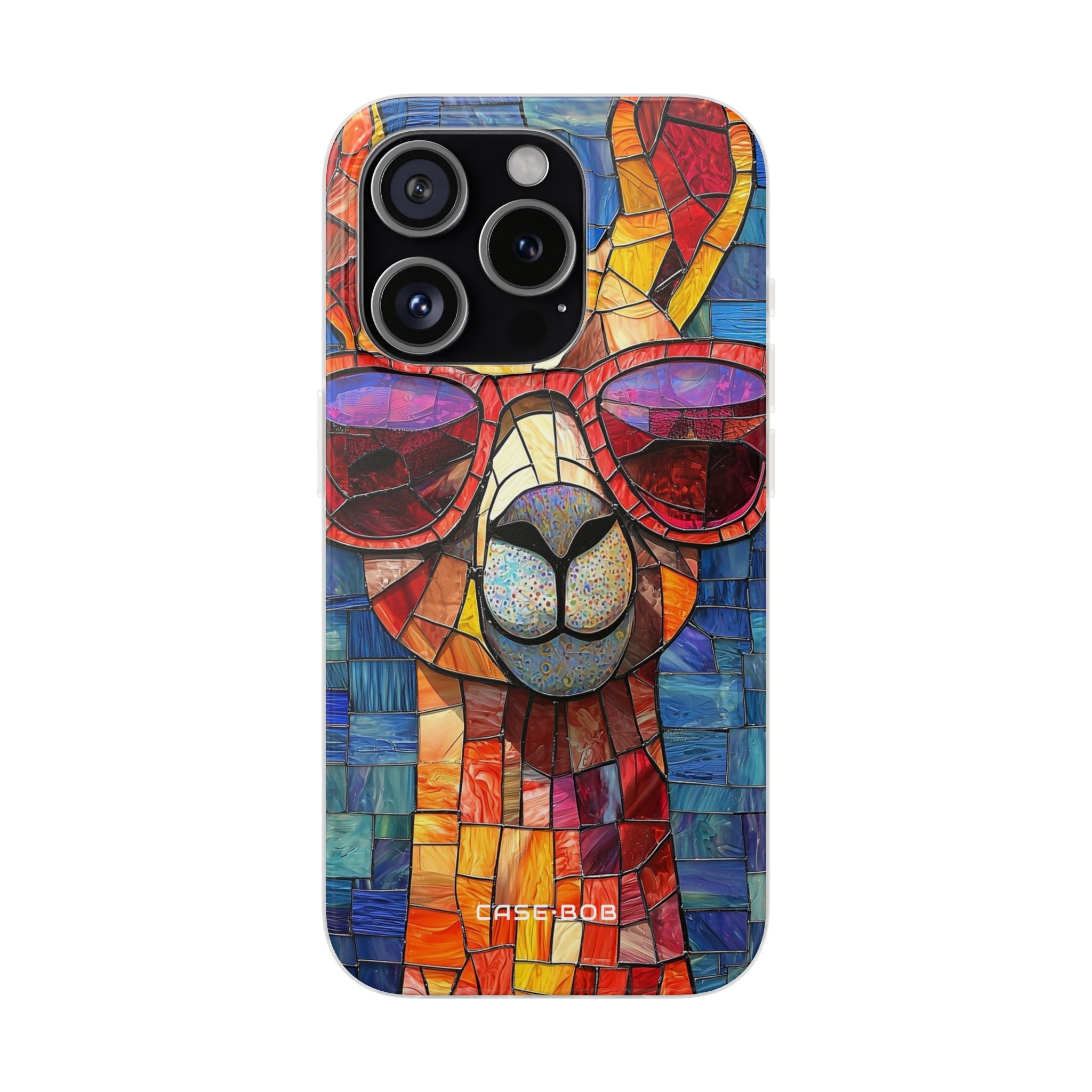 Llama Glow iPhone 15 Pro Case - Soft