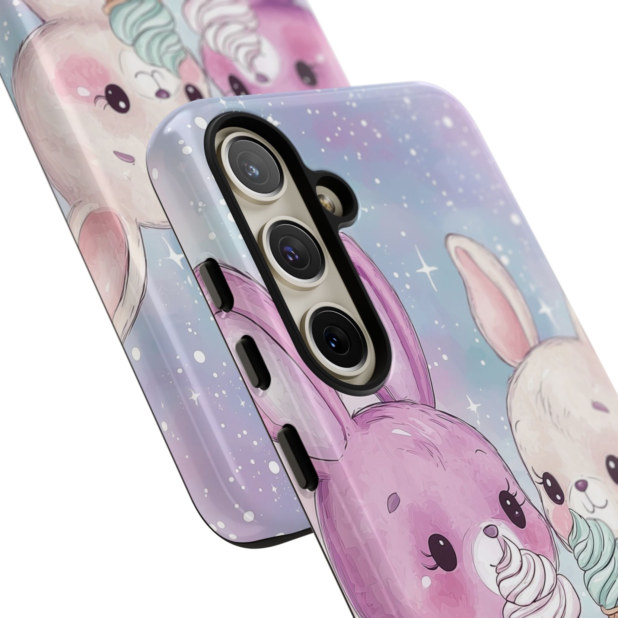Rabbits Enjoy Ice Cream - Samsung Case