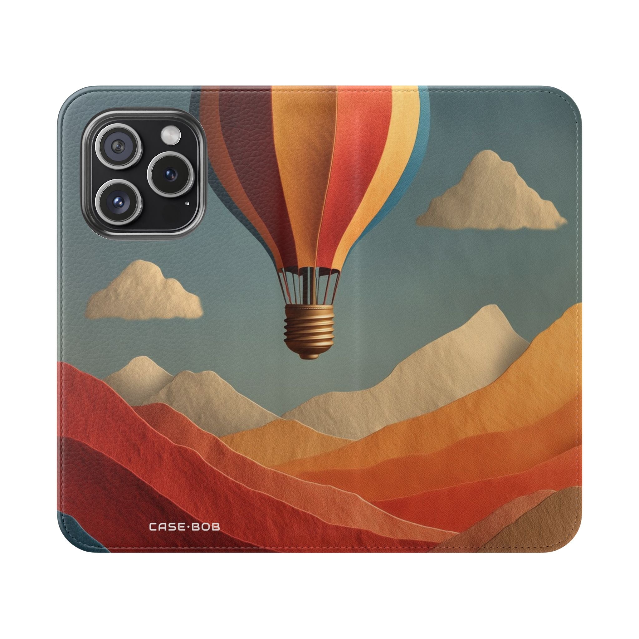 Sunset Balloon - iPhone 15 Pro Case - Wallet