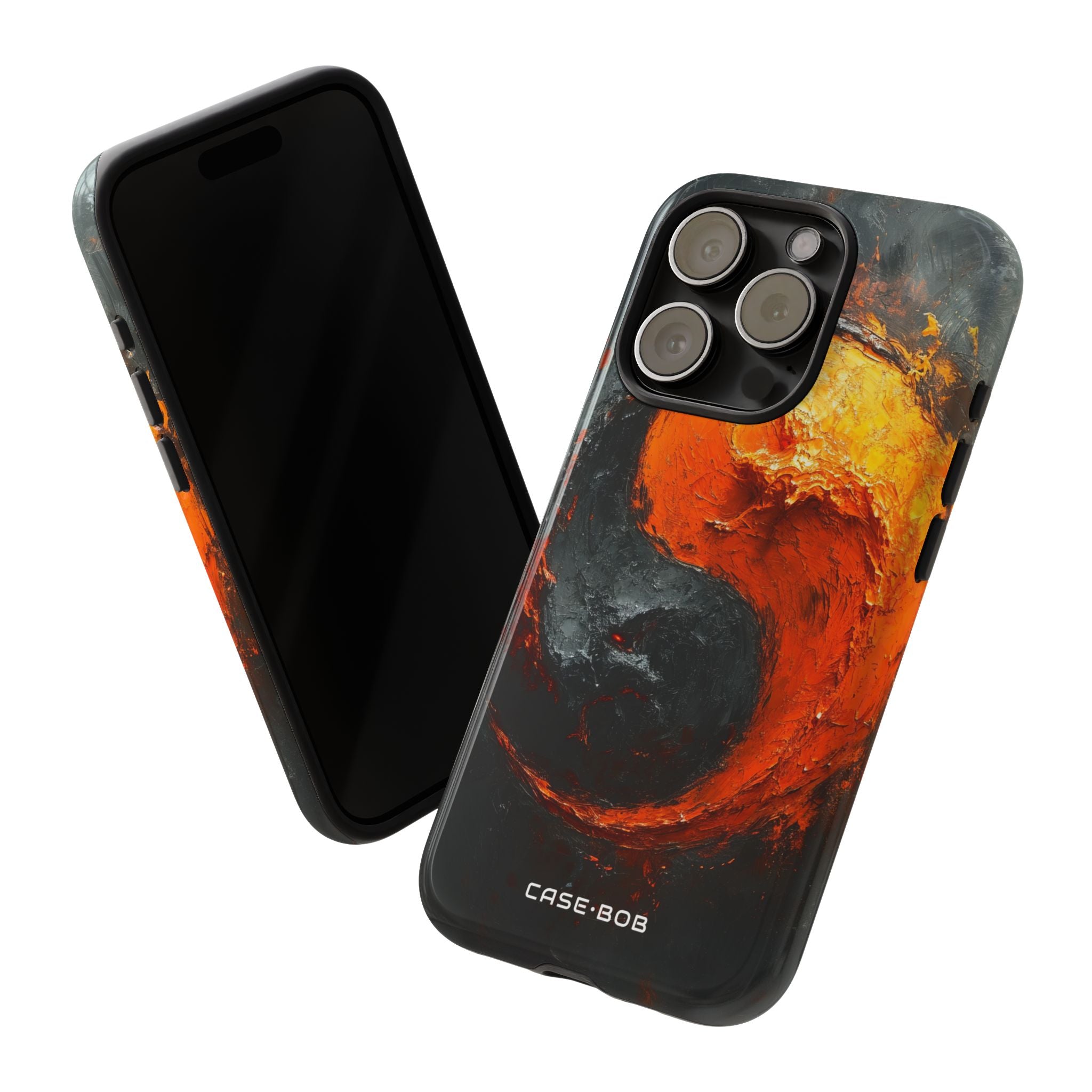 Molten Yin-Yang iPhone 15 Pro Case - Tough