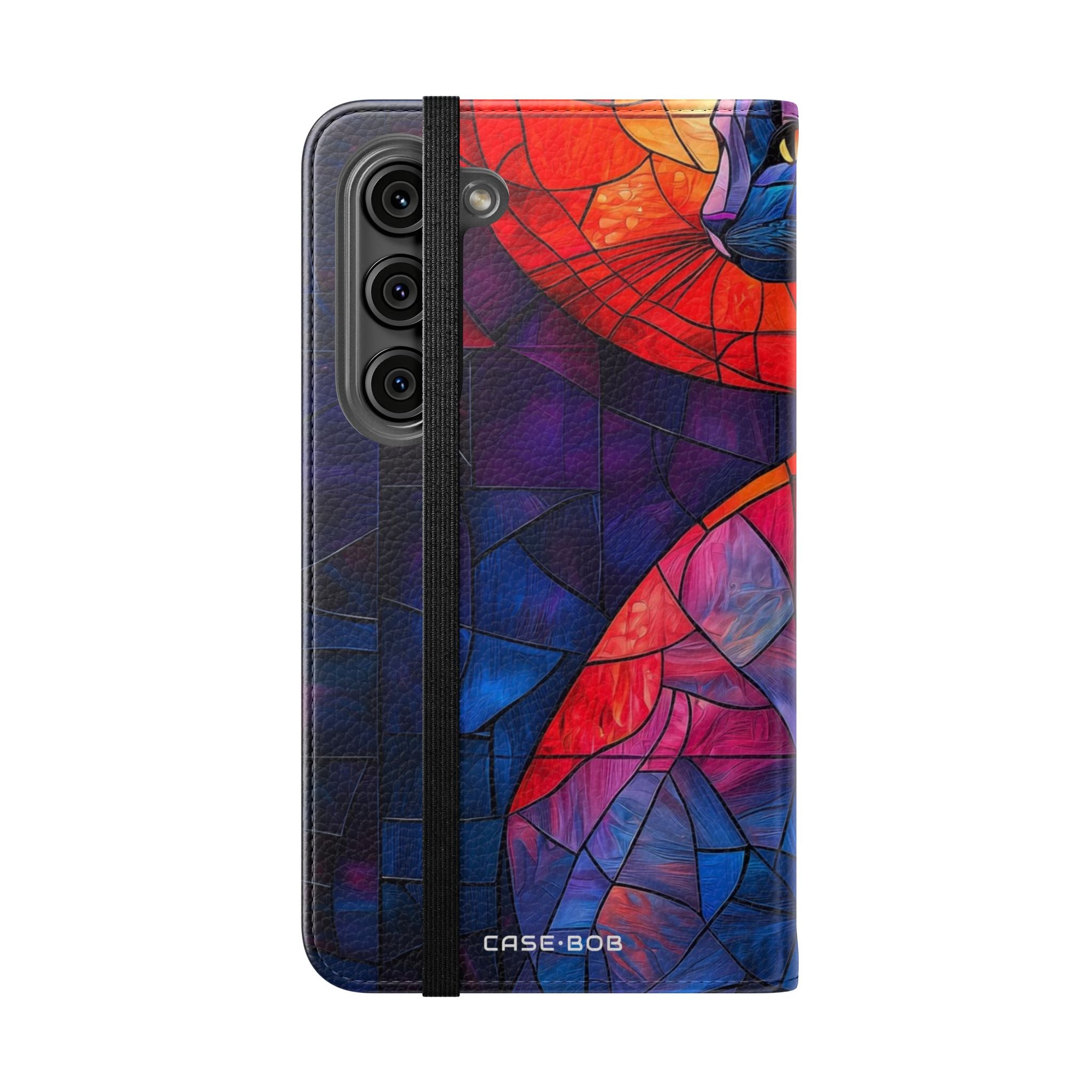 Stained Glass Cat - Samsung S23 Case - Wallet