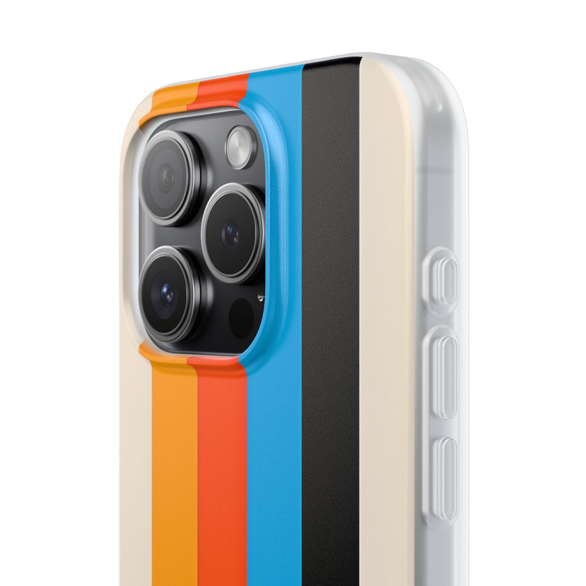 Vivid Stripe Harmony iPhone 15 Pro Case - Soft