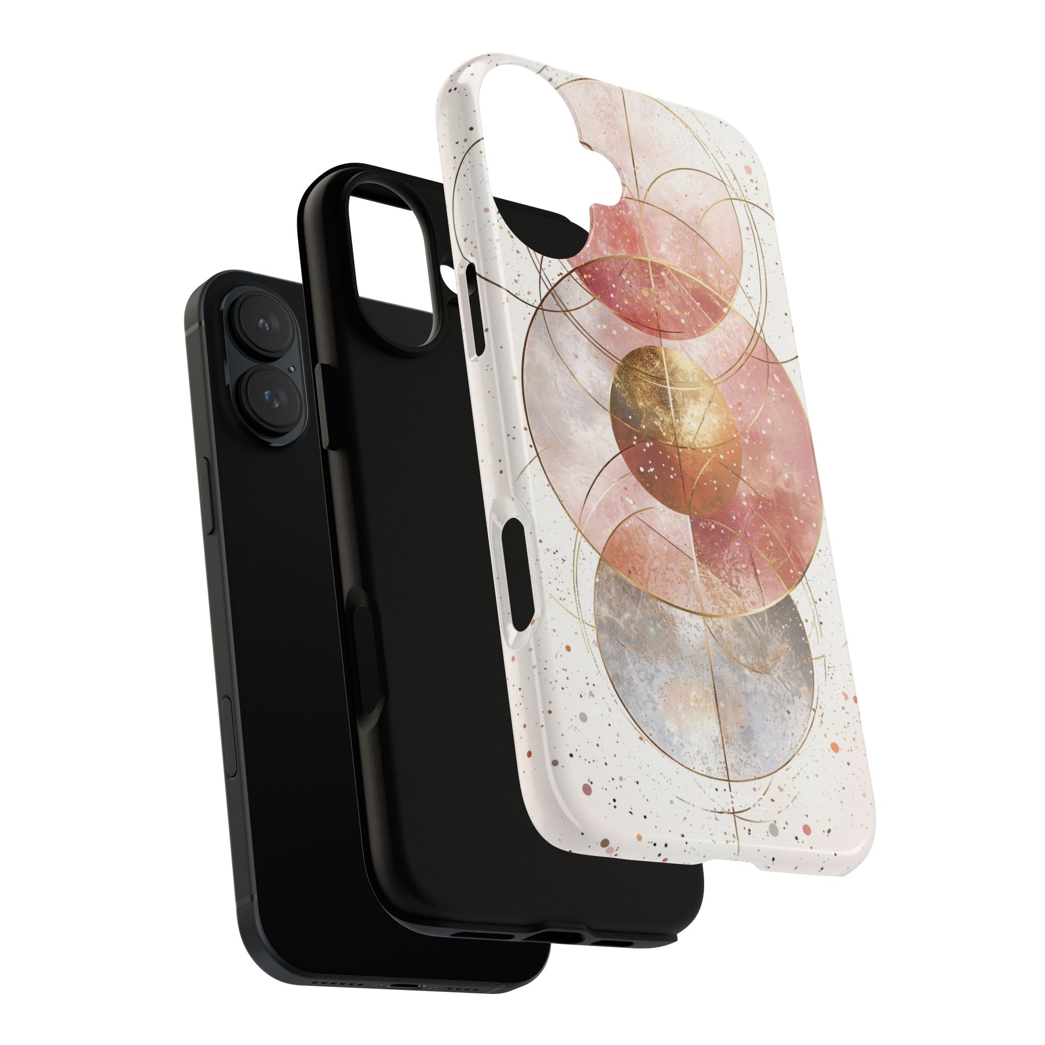 Circle Envelops Light - iPhone Case