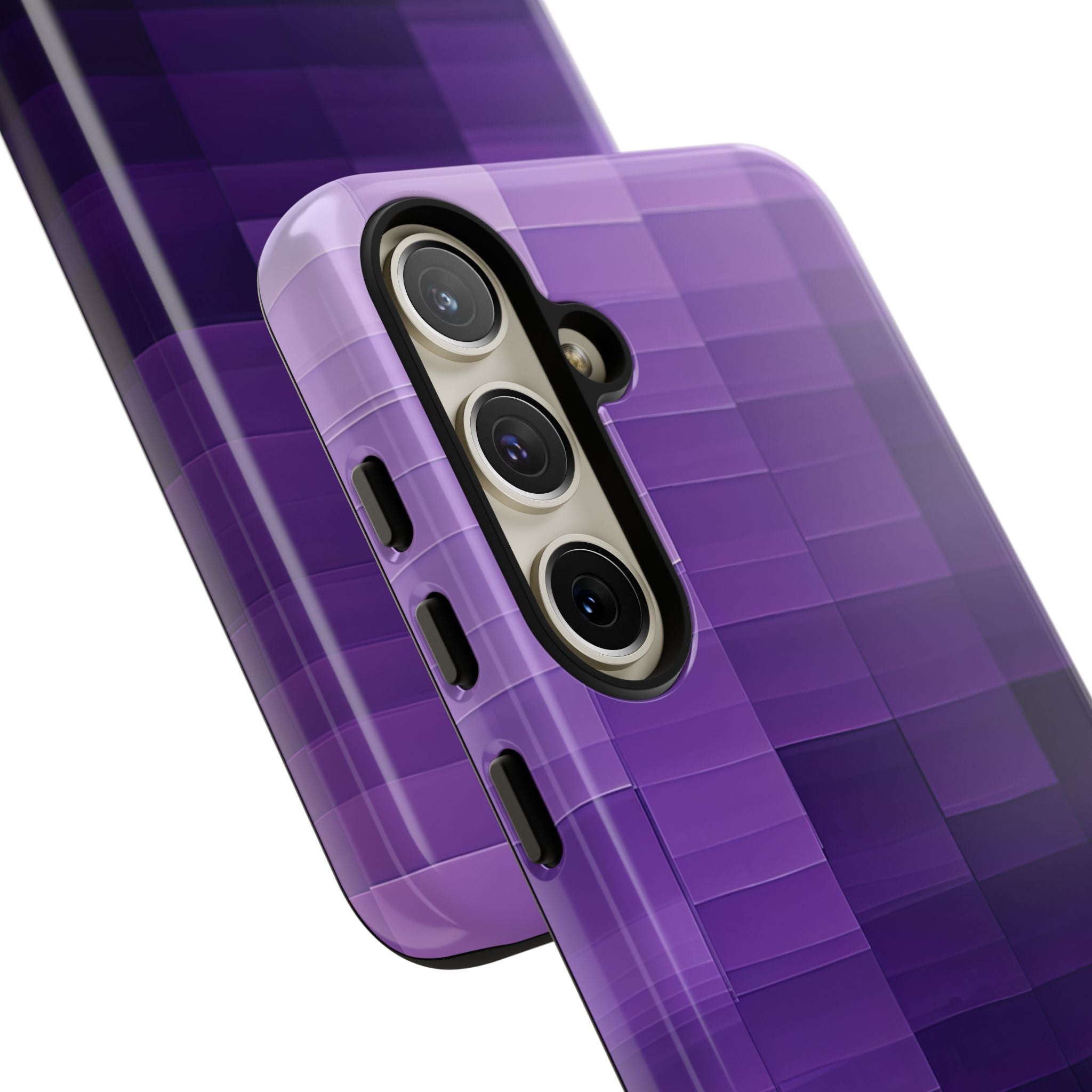 Purple Horizon Grid Samsung S24 - Tough
