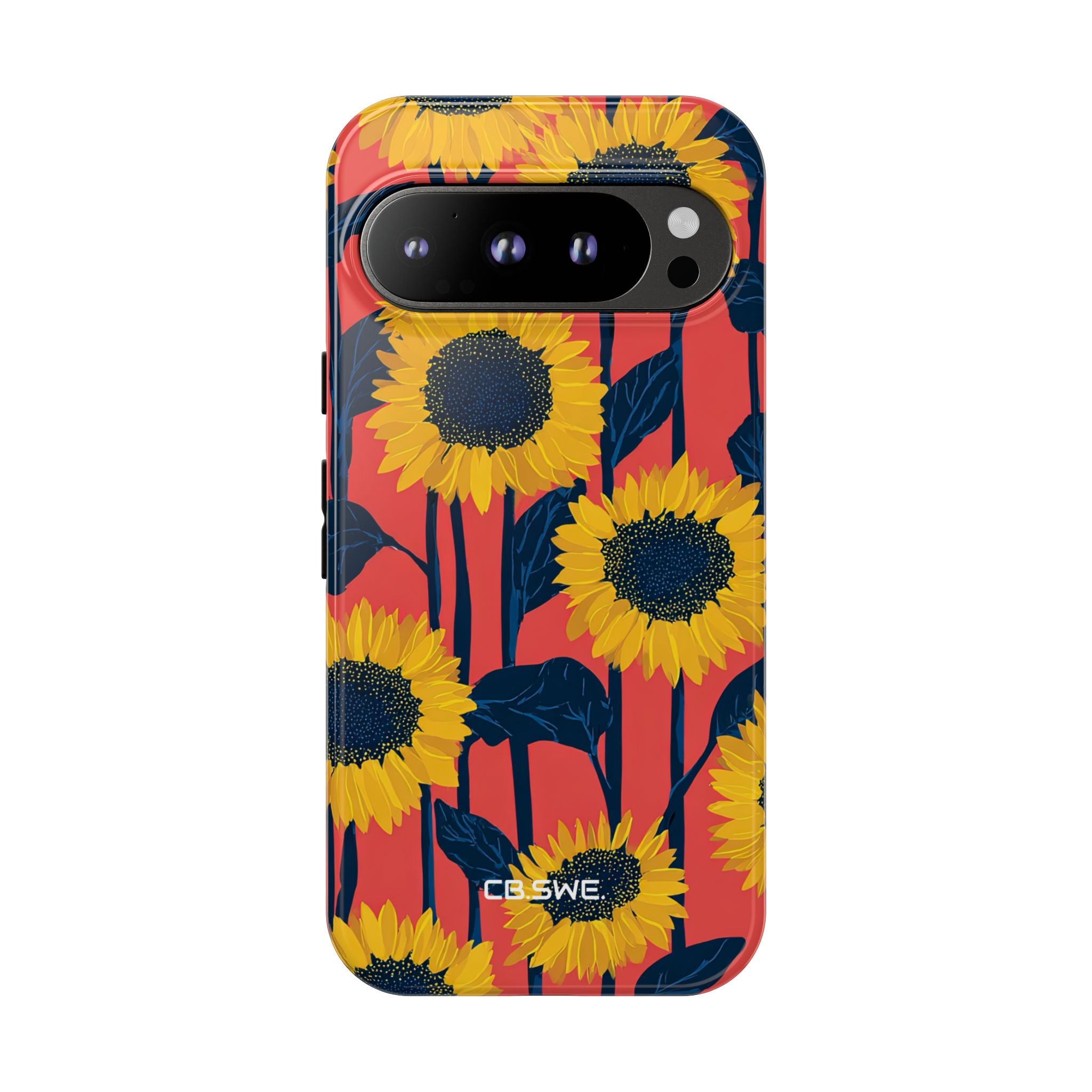 Sunflower Joy Coral Google Pixel 9 - Tough