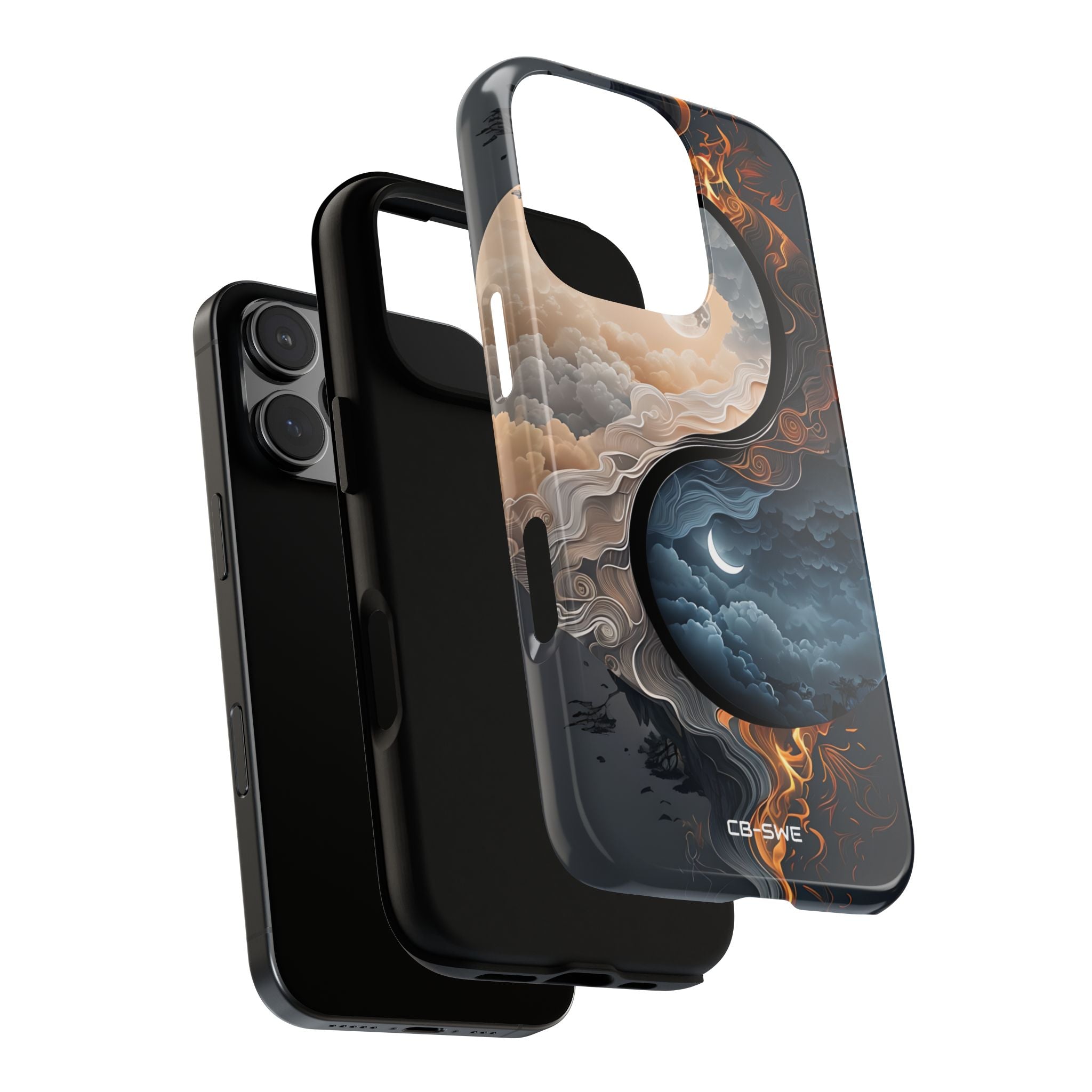 Moonlit Elemental Harmony - iPhone Case