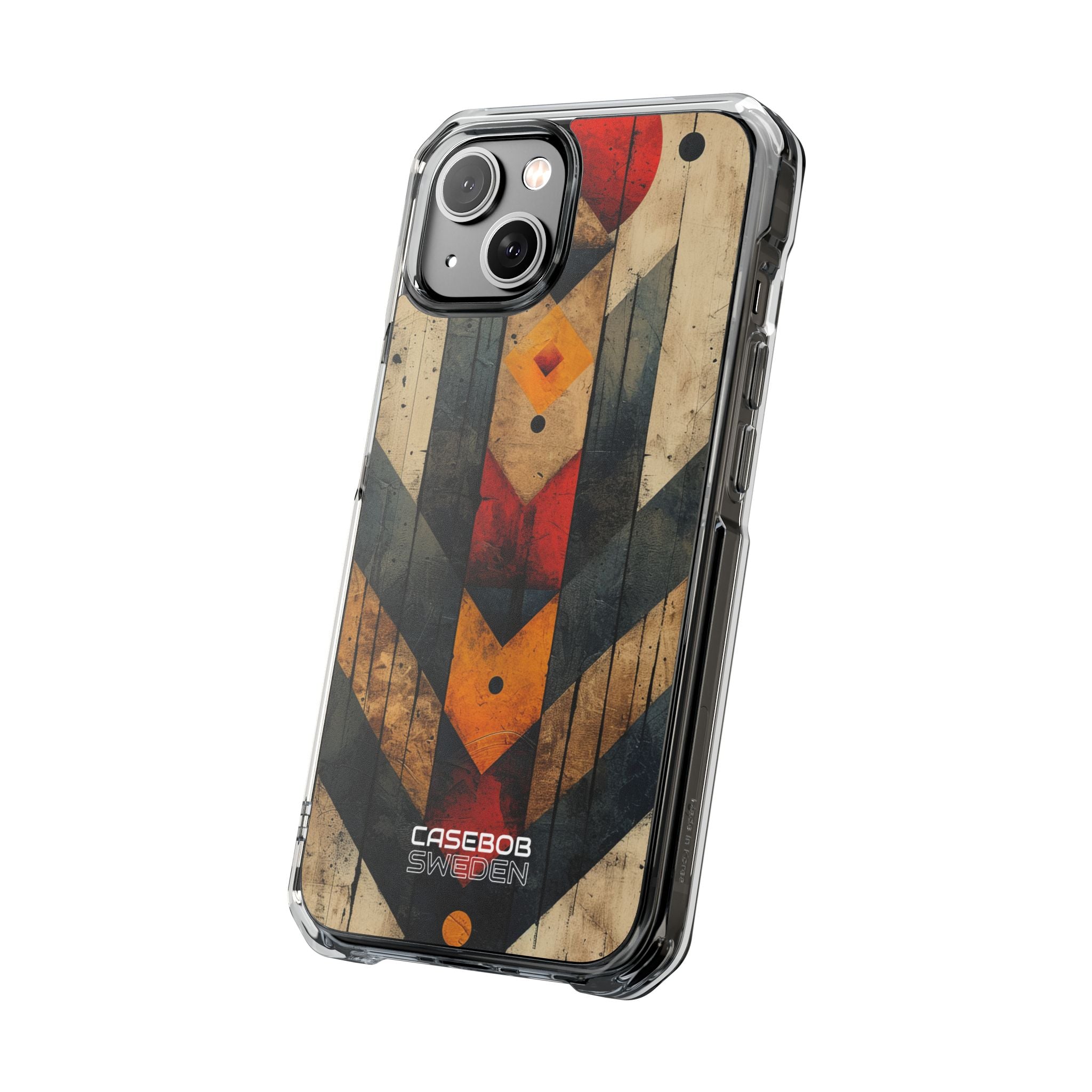Geometric Fire Rise iPhone 14 - Impact Clear+