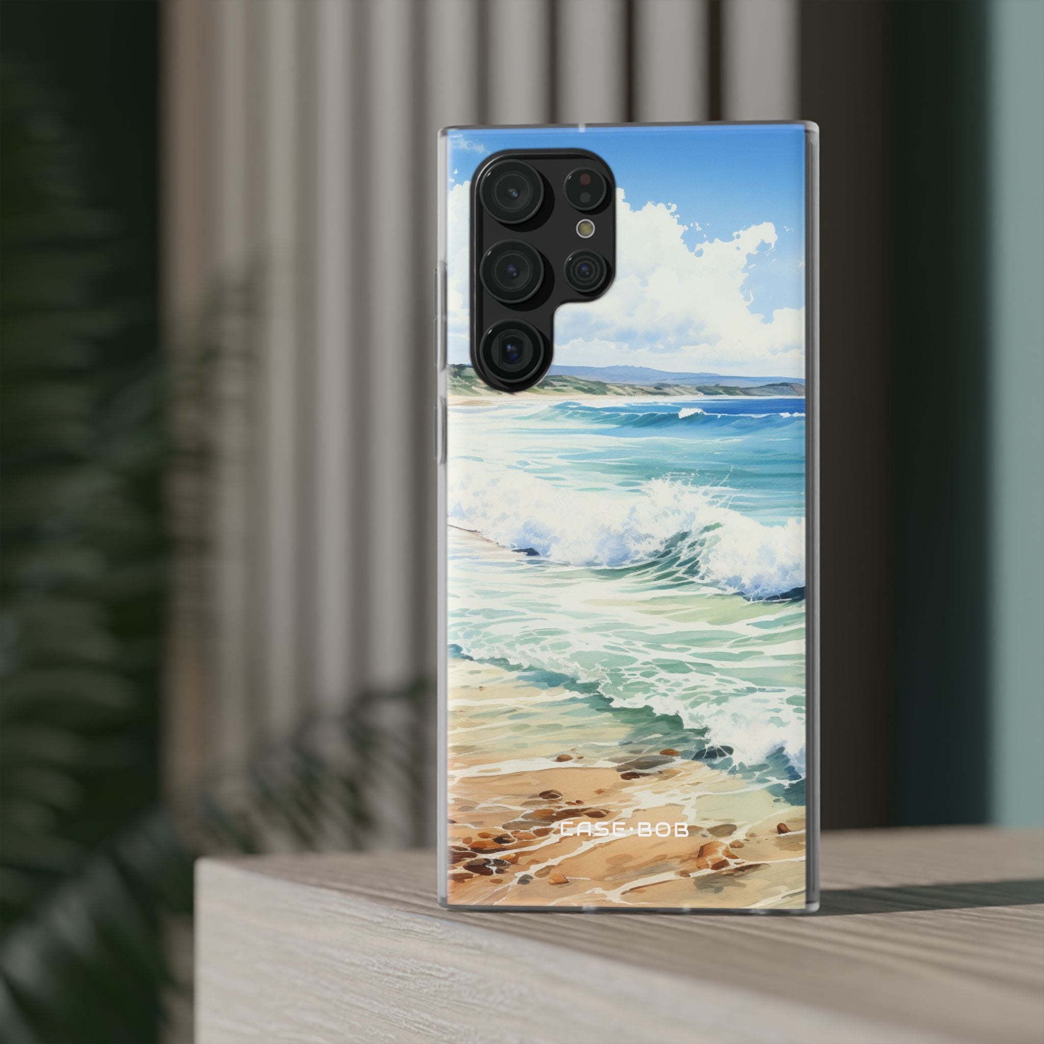 Foamy Wave Breeze Samsung S22 Ultra Case - Soft