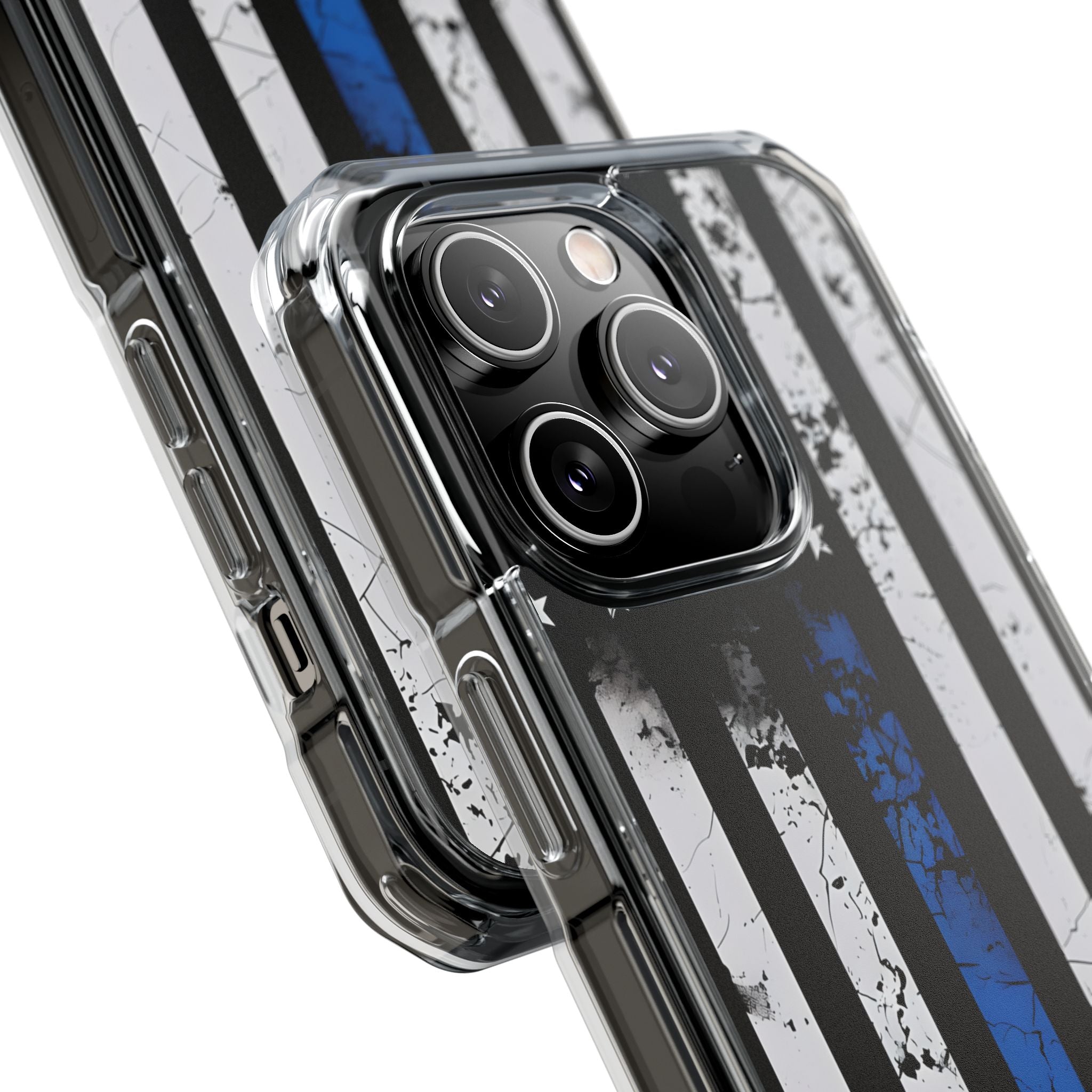 Blue Stripe Flag iPhone 14 Pro Case - Impact
