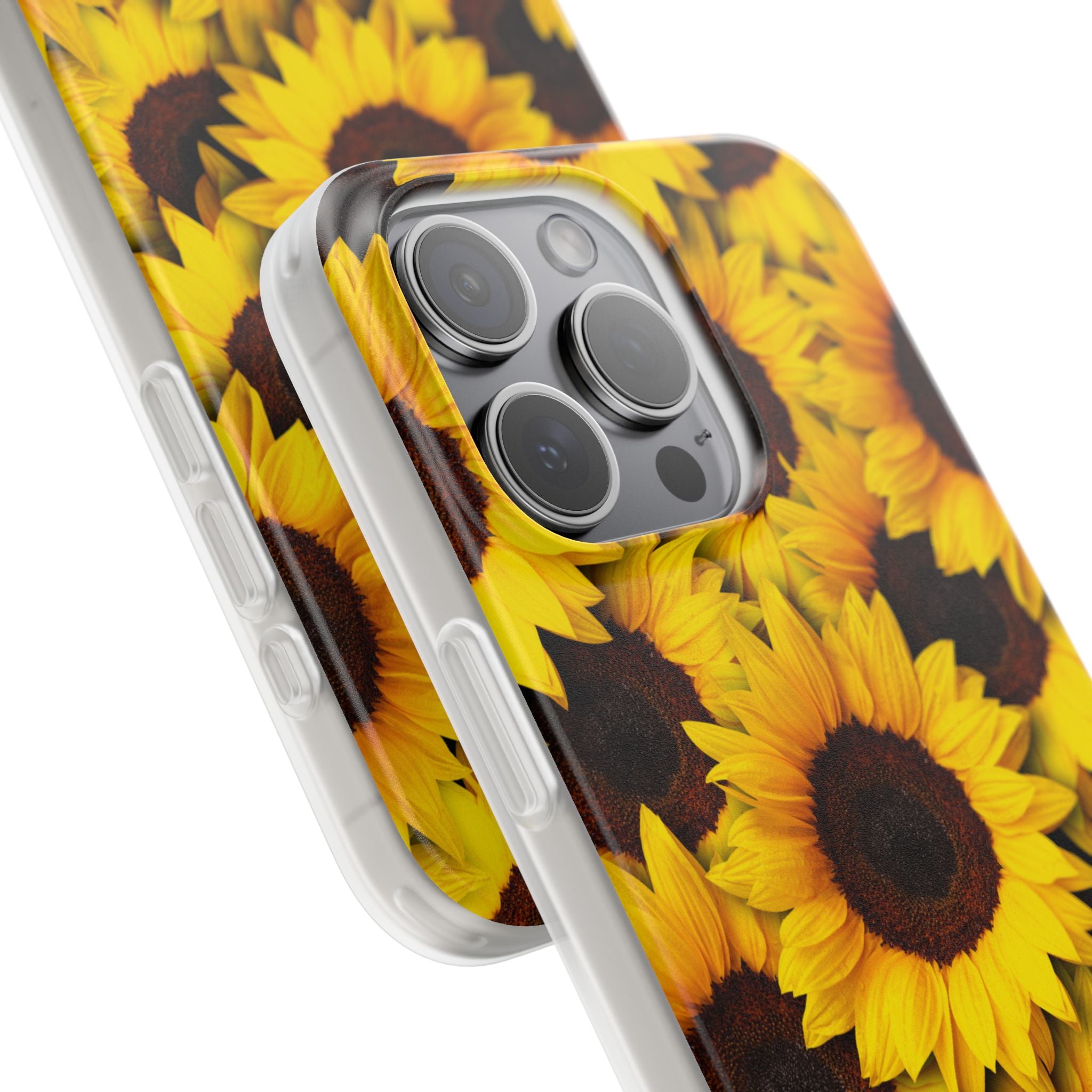 Sunflower Glow iPhone 15 Pro Max Case - Soft