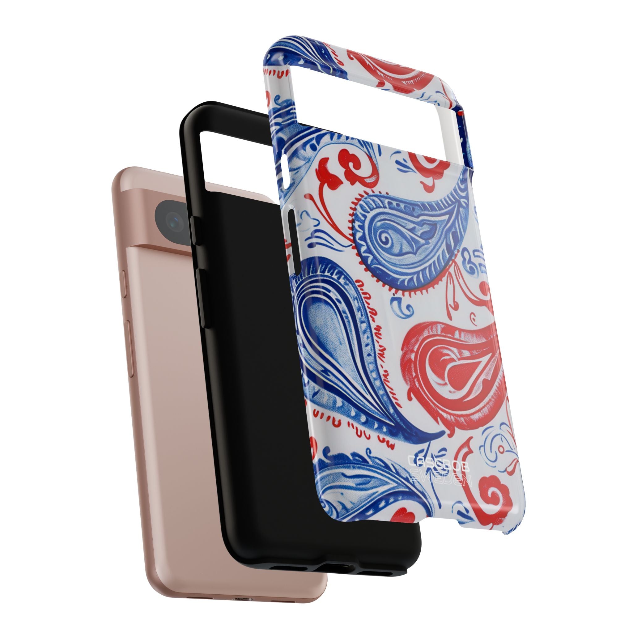Vortici Paisley vivaci Google Pixel 8 - Tough