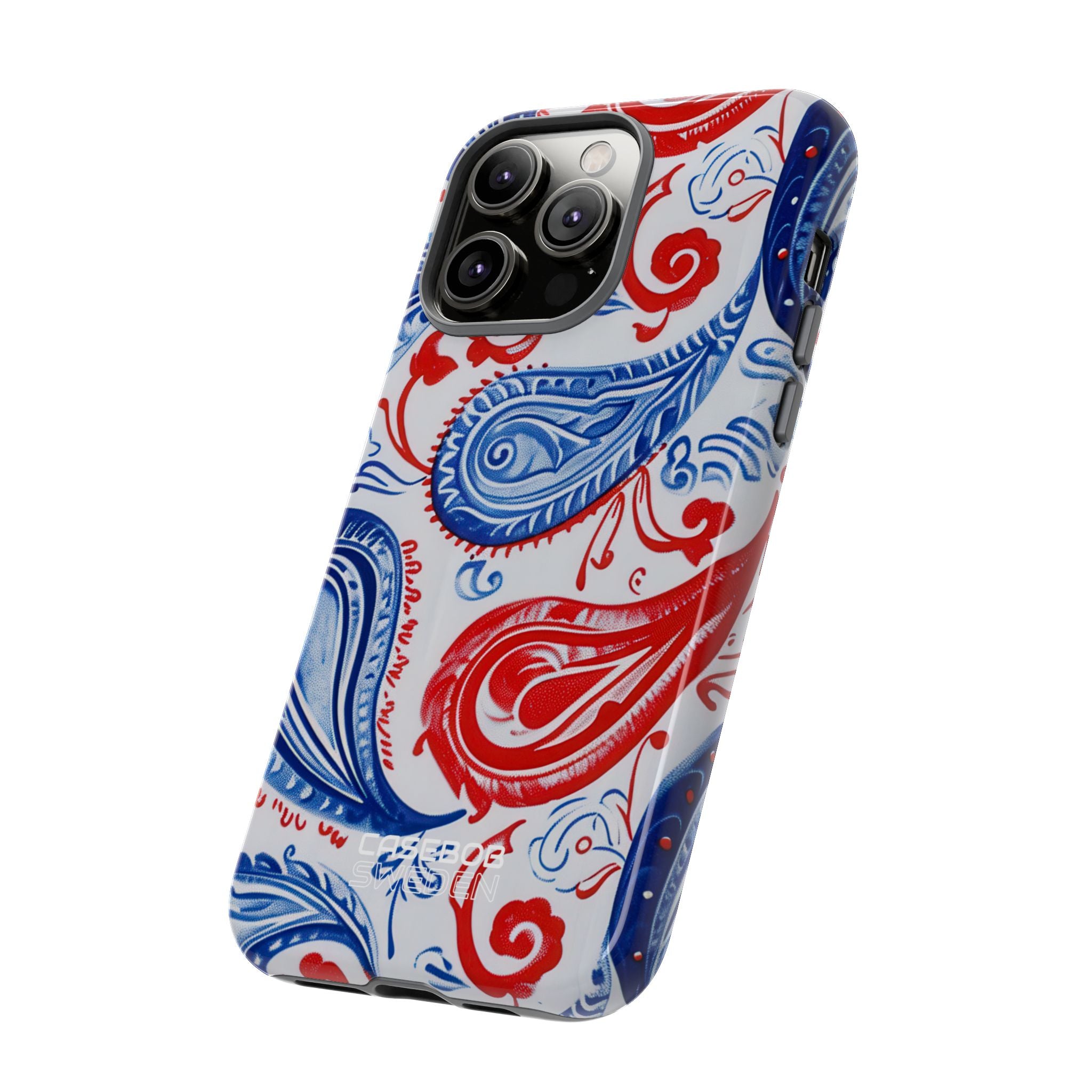Vortici Paisley vivaci iPhone 14 - Tough