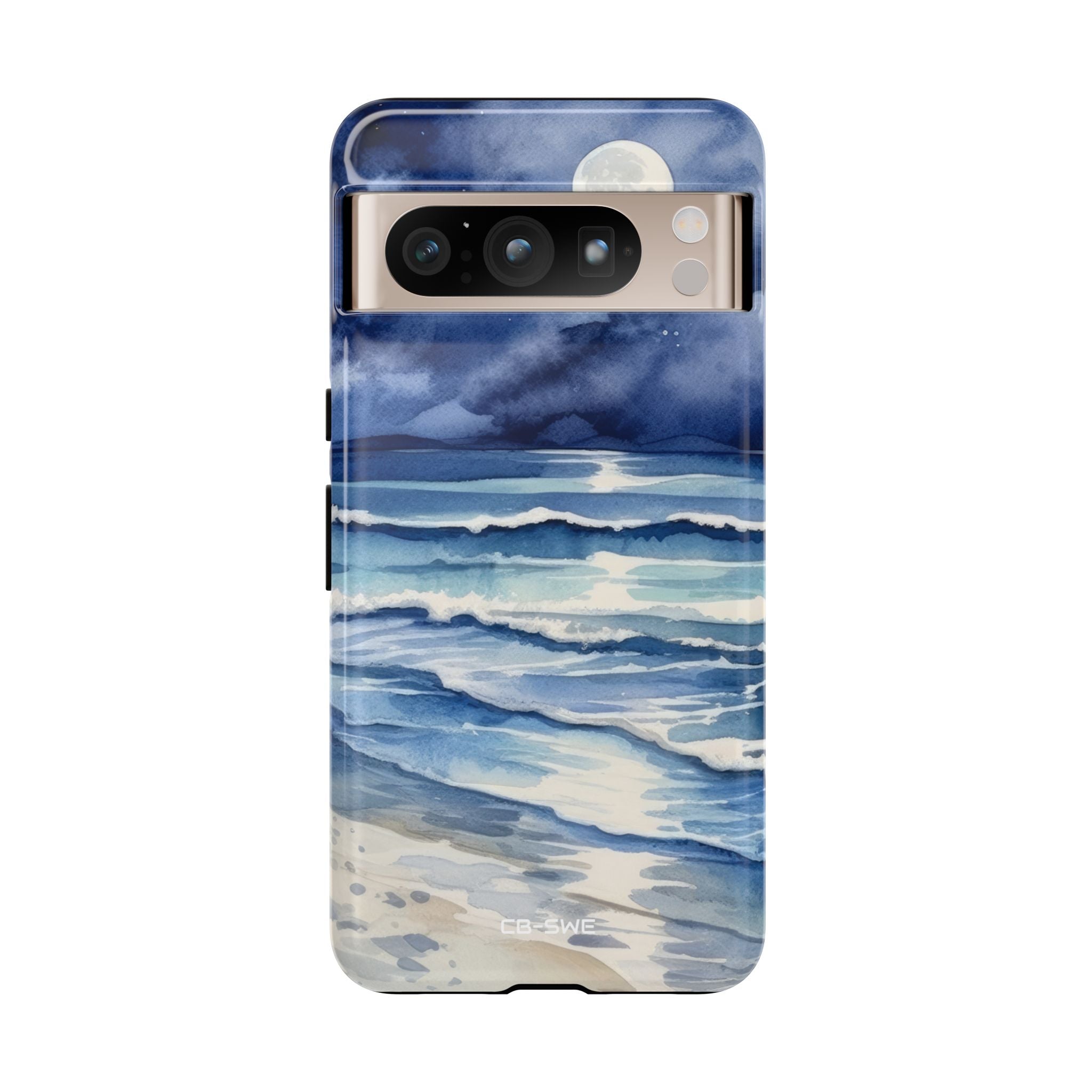 Moonlight Reflects Waves - Google Pixel Case