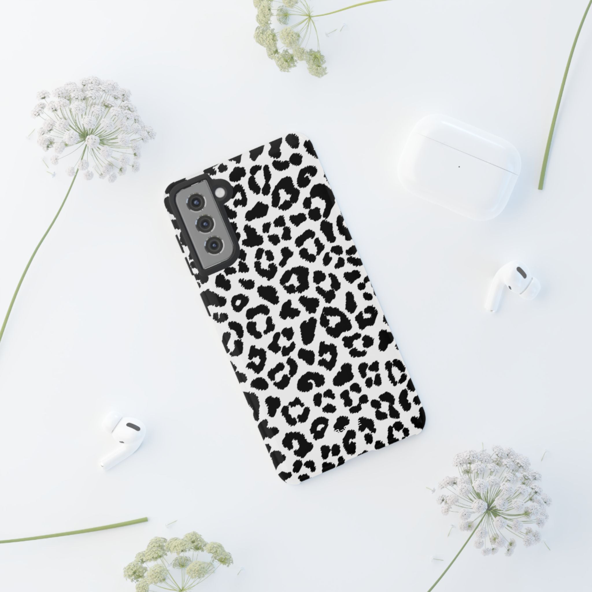 Monochrome Leopard Essence - Samsung Case