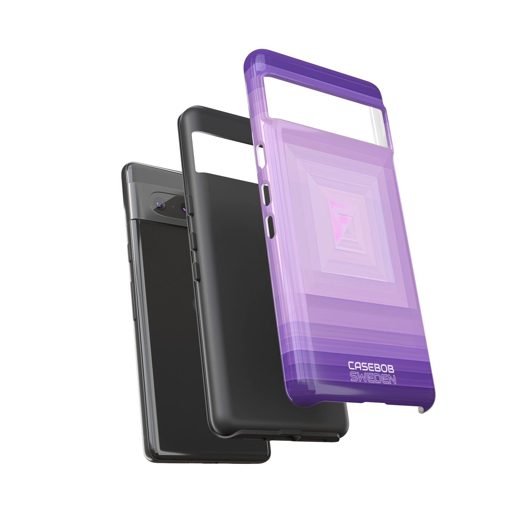 Vortice Geometrico Viola Google Pixel 7 - Tough