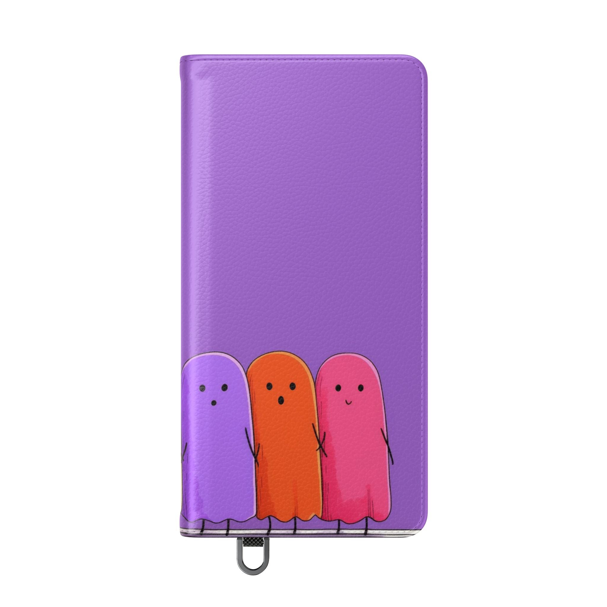 Colorful Ghosts Line - Samsung S25 Ultra Case - Wallet