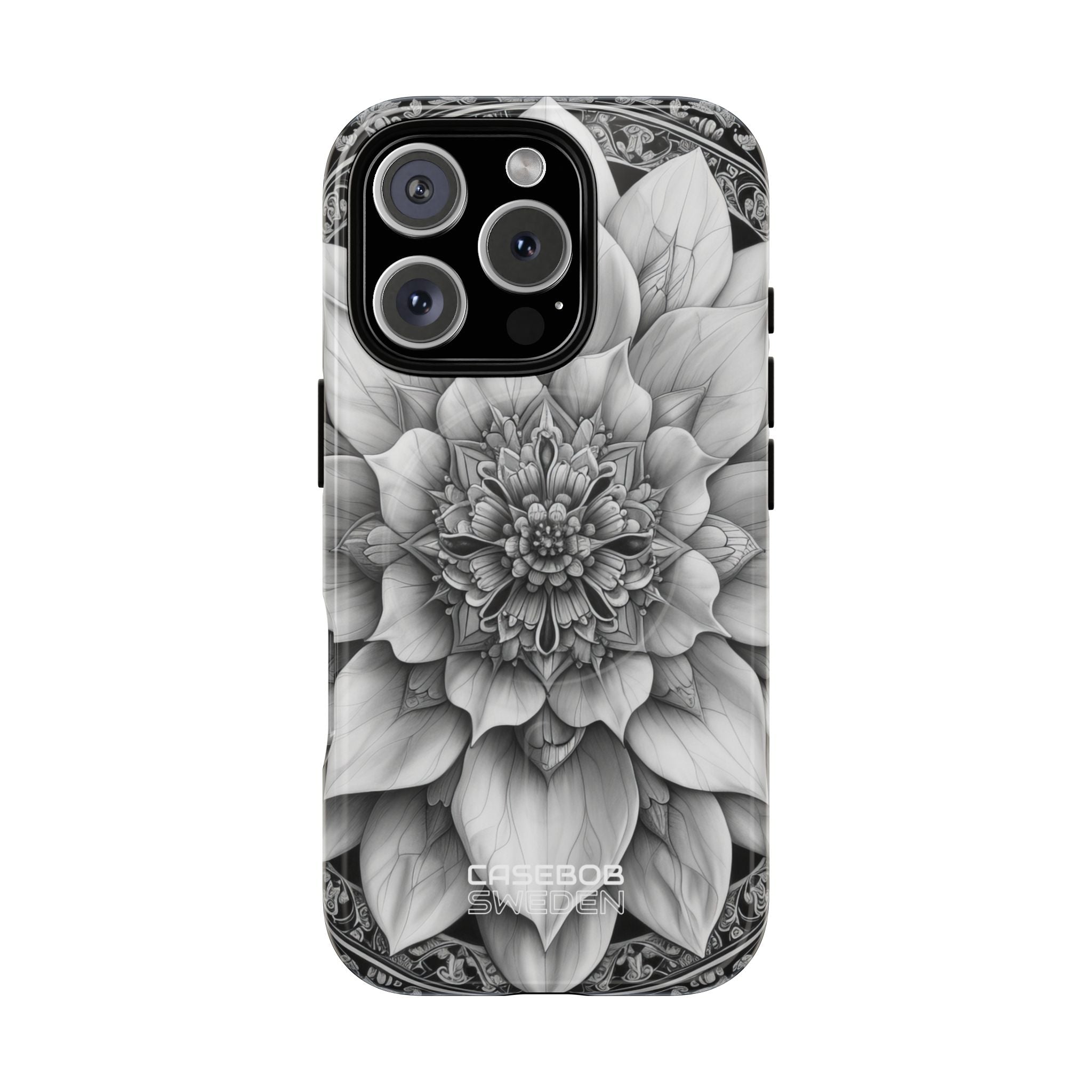 Cosmic Floral Mandala iPhone 16 - Tough+