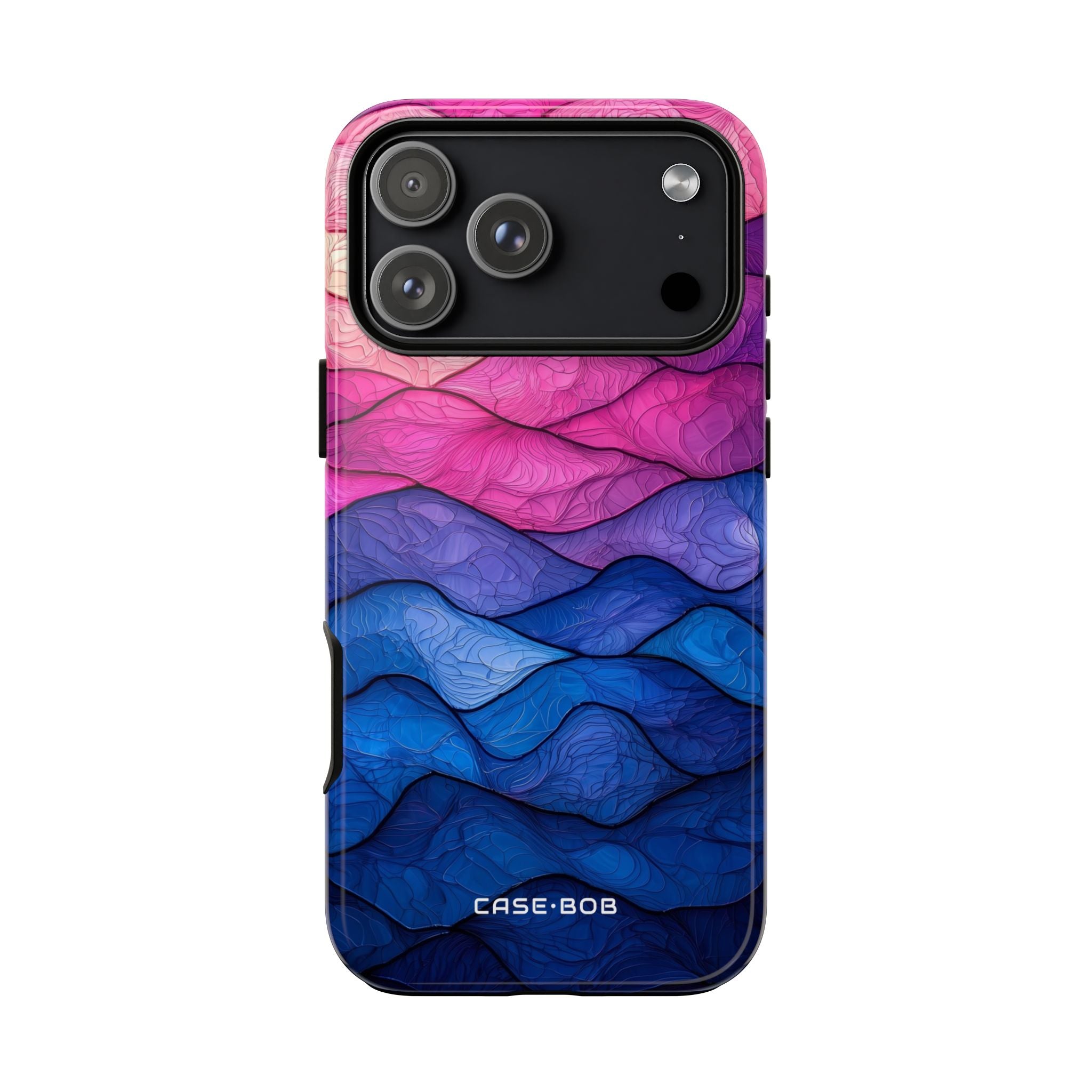 Wavy Vein Gradient iPhone 17 Pro Max Case - Tough