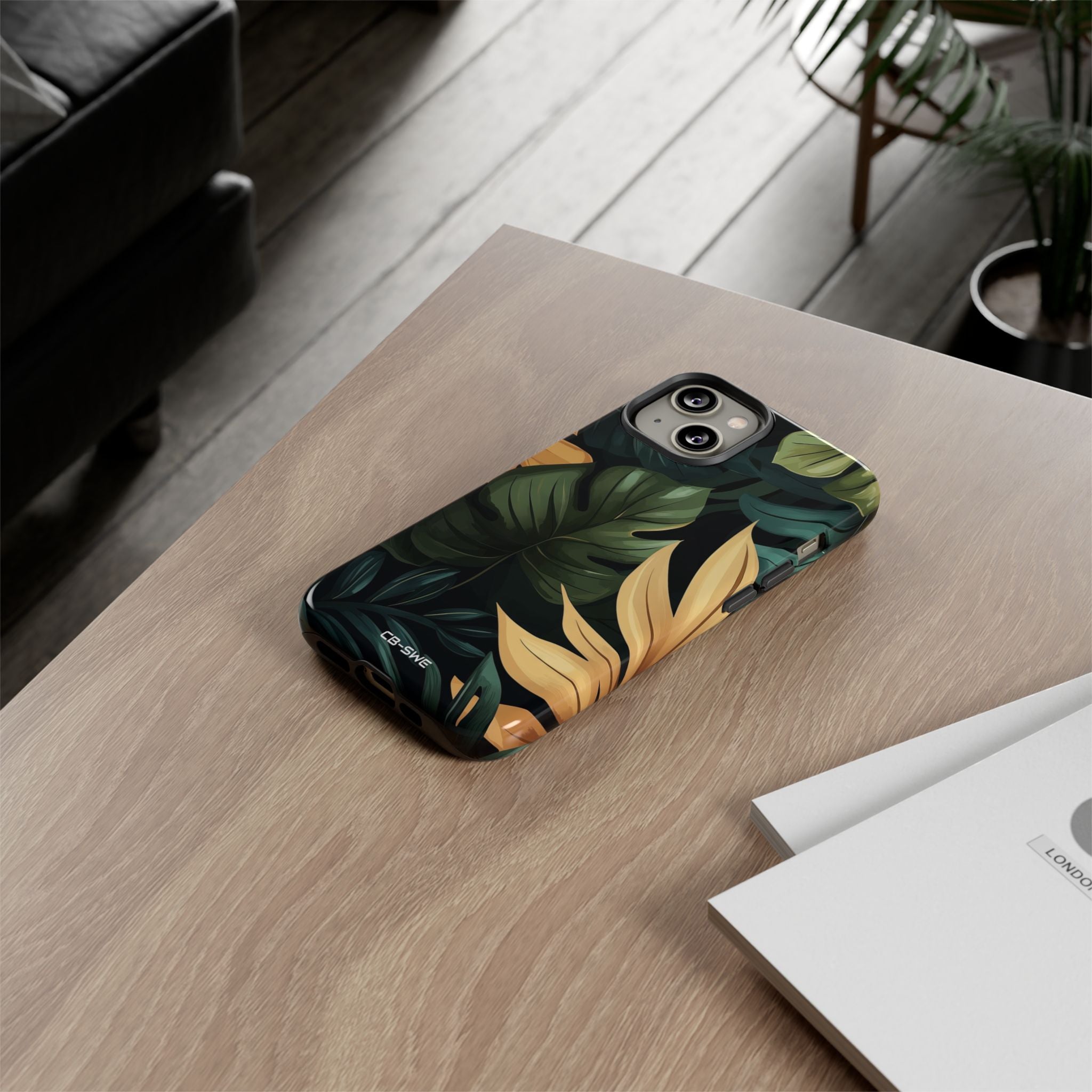 Tropical Leaves Dance - iPhone Case