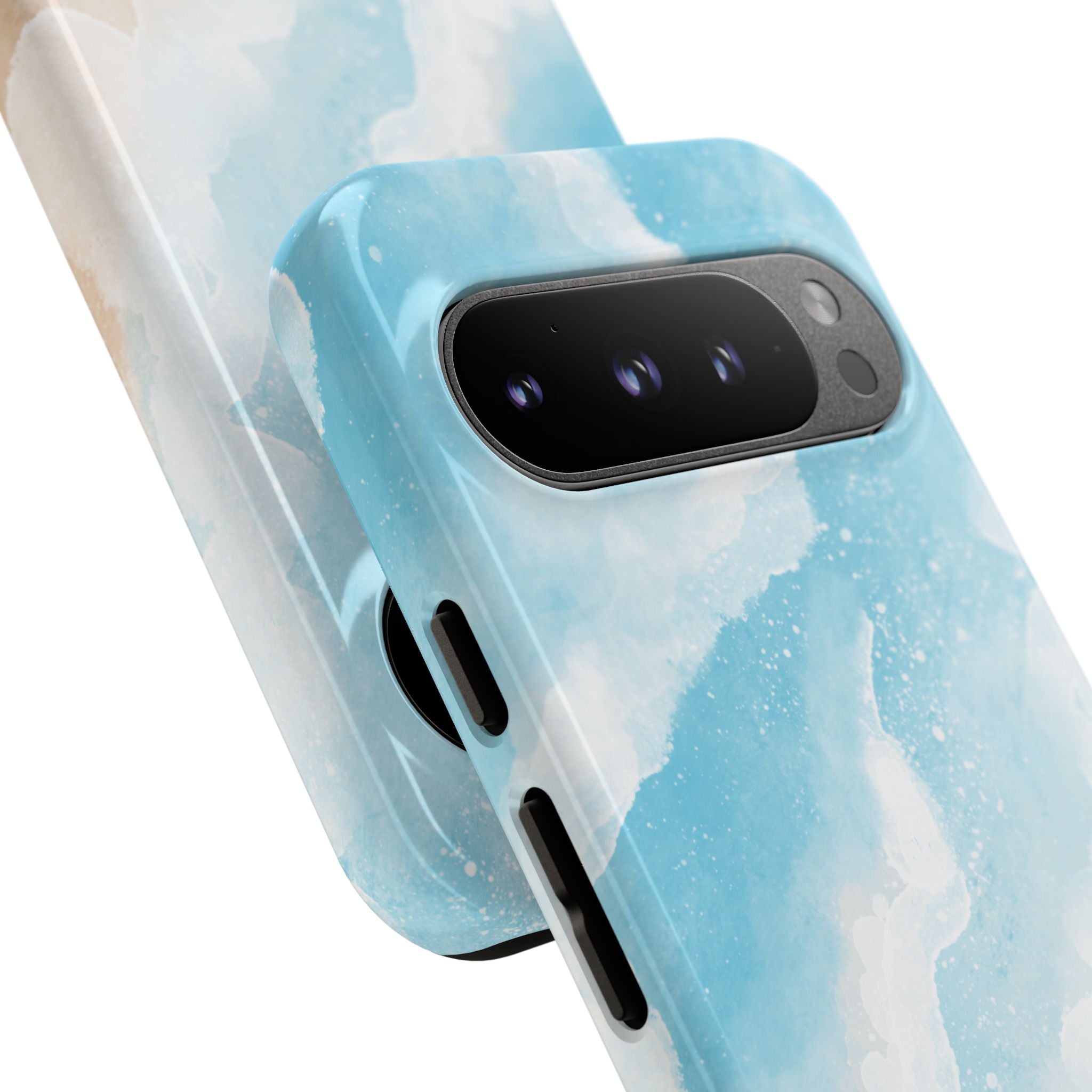 Serene Coastal Whispers - Google Pixel Case