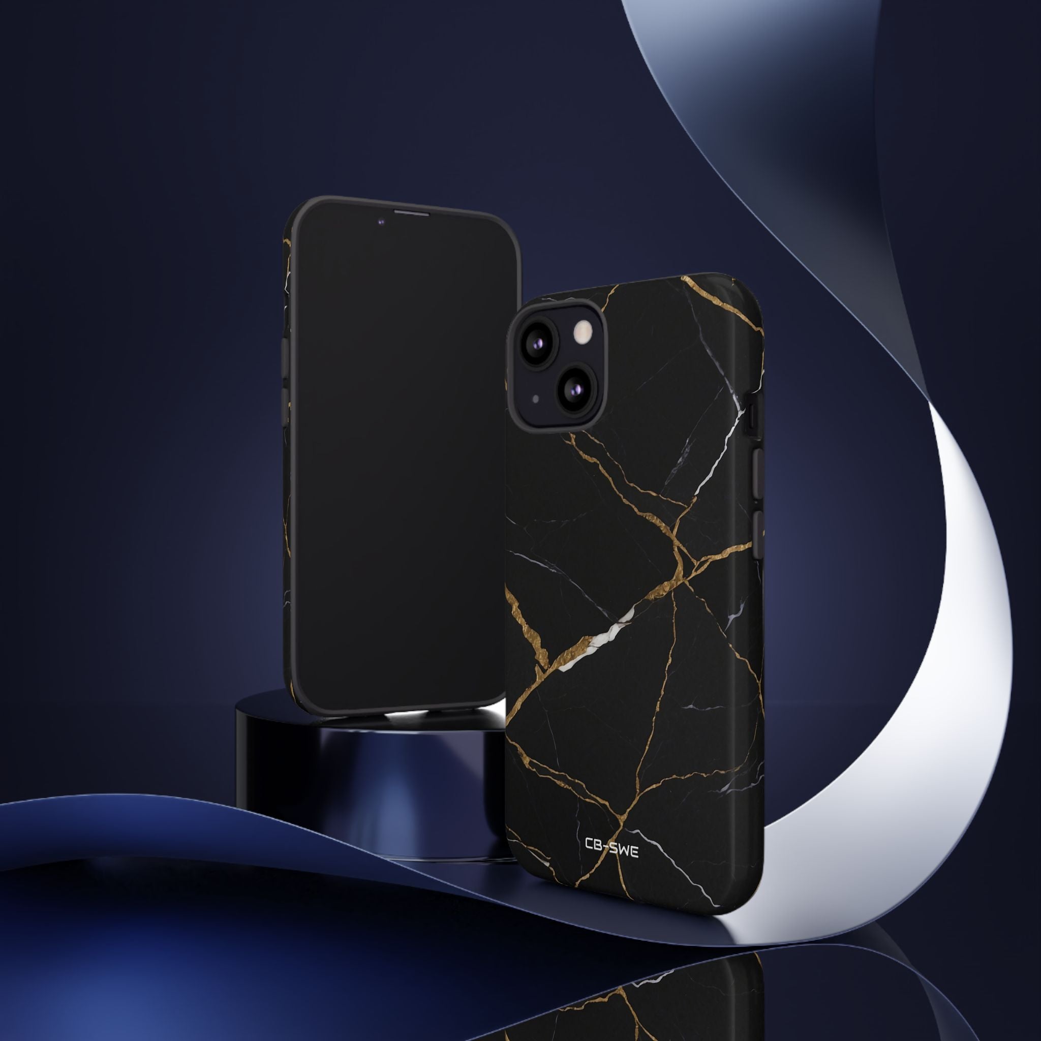 Golden Veins Emerge - iPhone Case