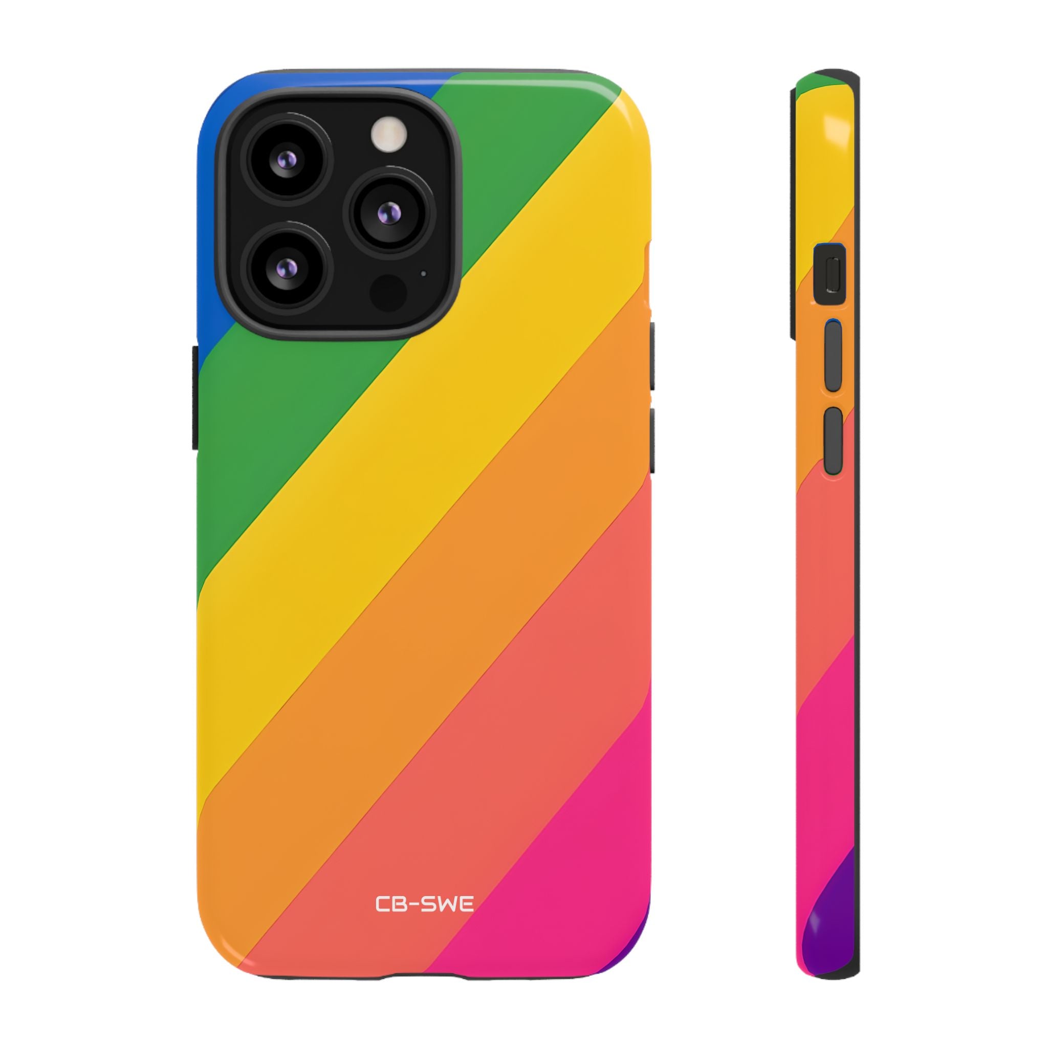 Vibrant Geometric Spectrum - iPhone Case