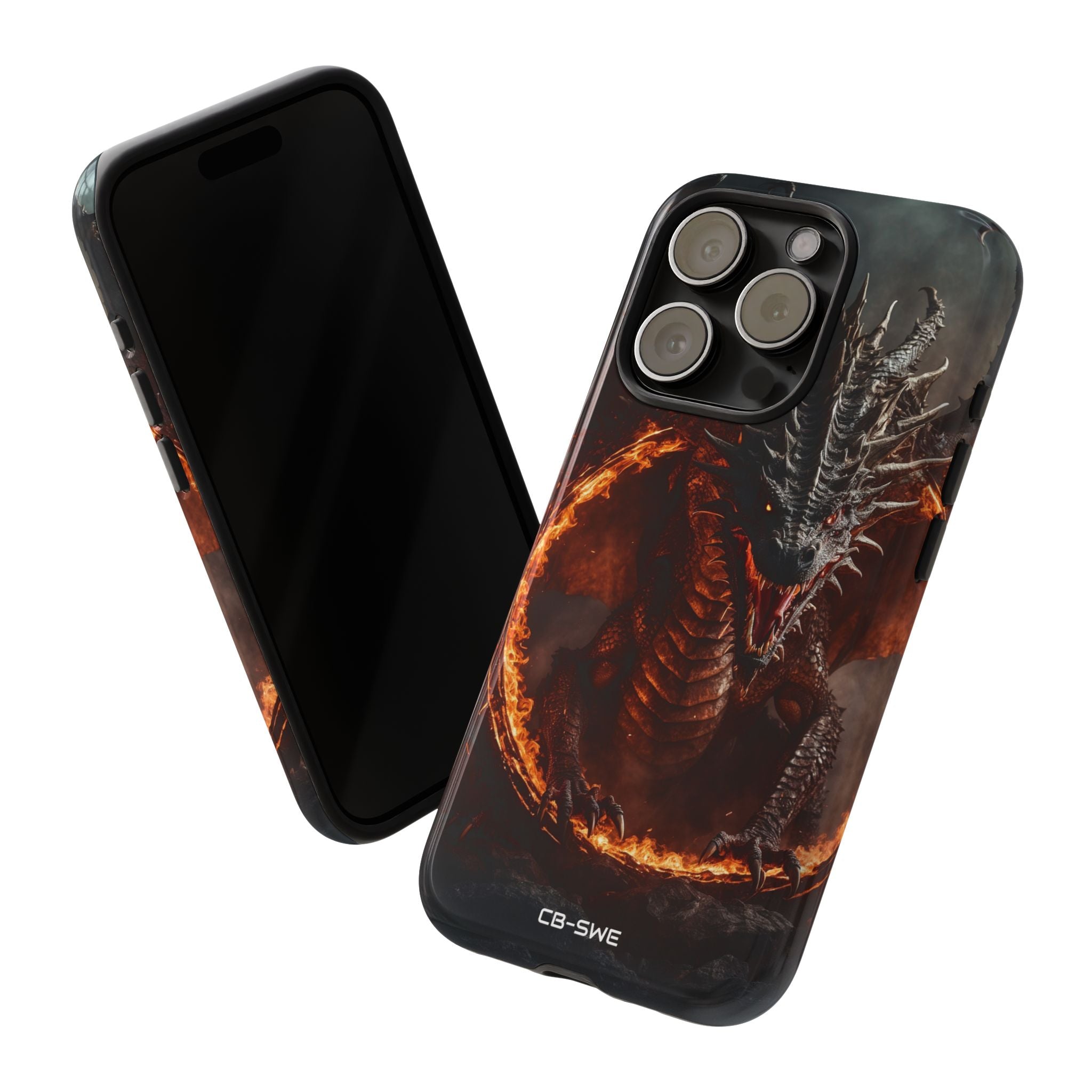 Fiery Dragon Roars - iPhone Case