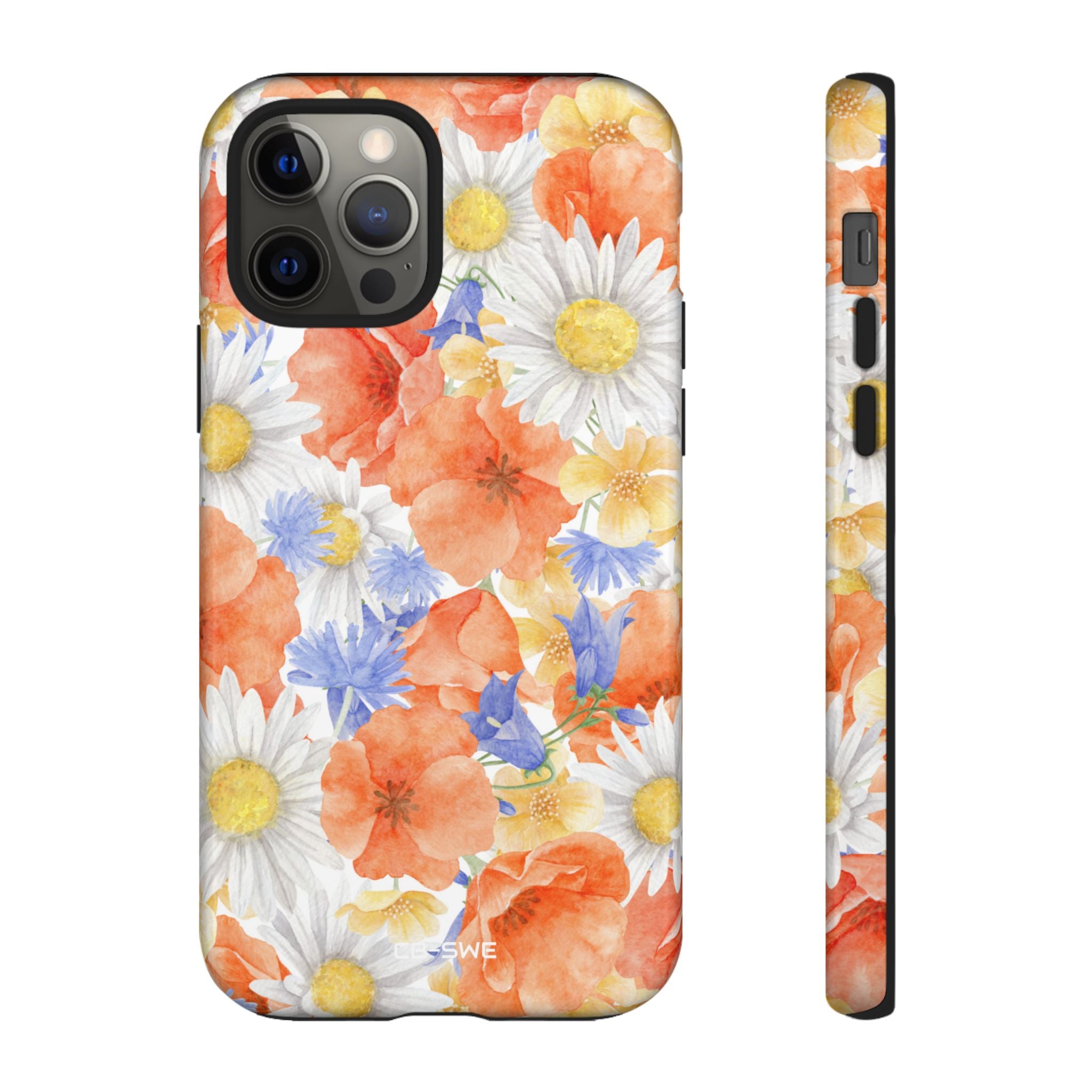 Watercolor Floral Harmony - iPhone Case