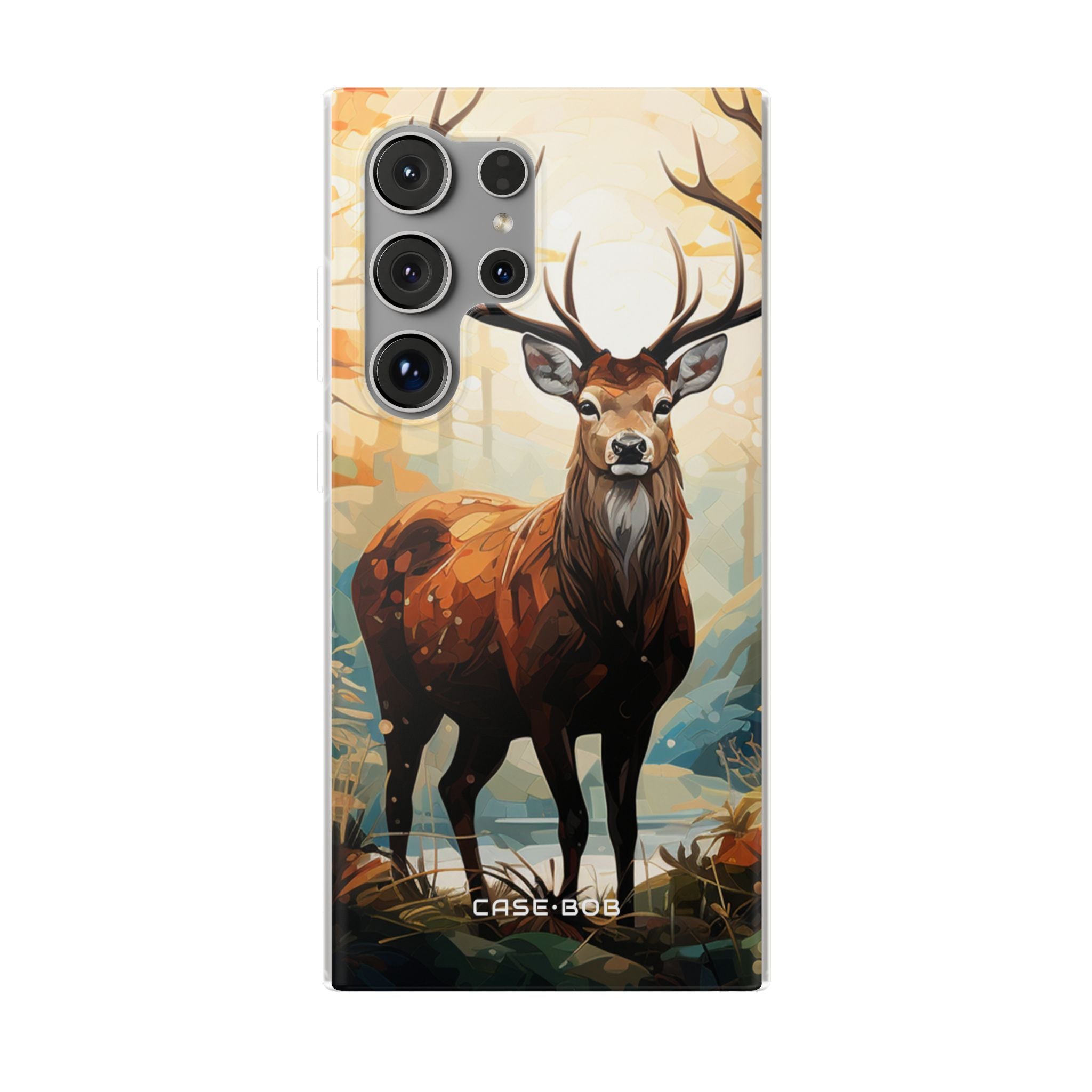 Glowing Stag Samsung S24 Ultra Case - Soft