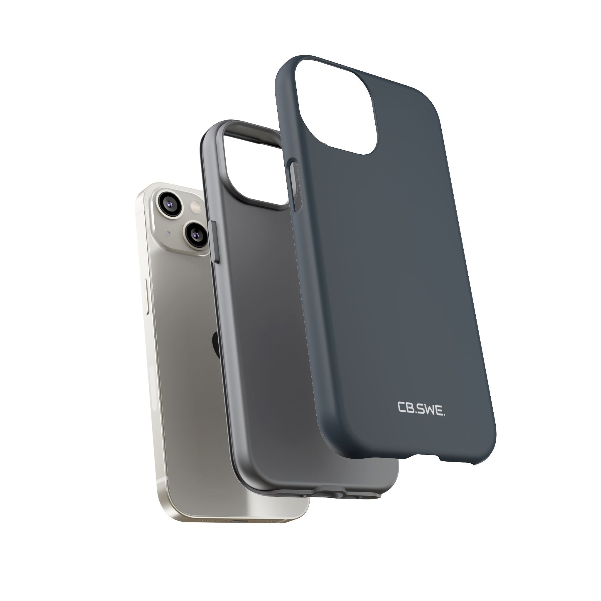 Anthrazitfarbene iPhone-Hülle – Robust