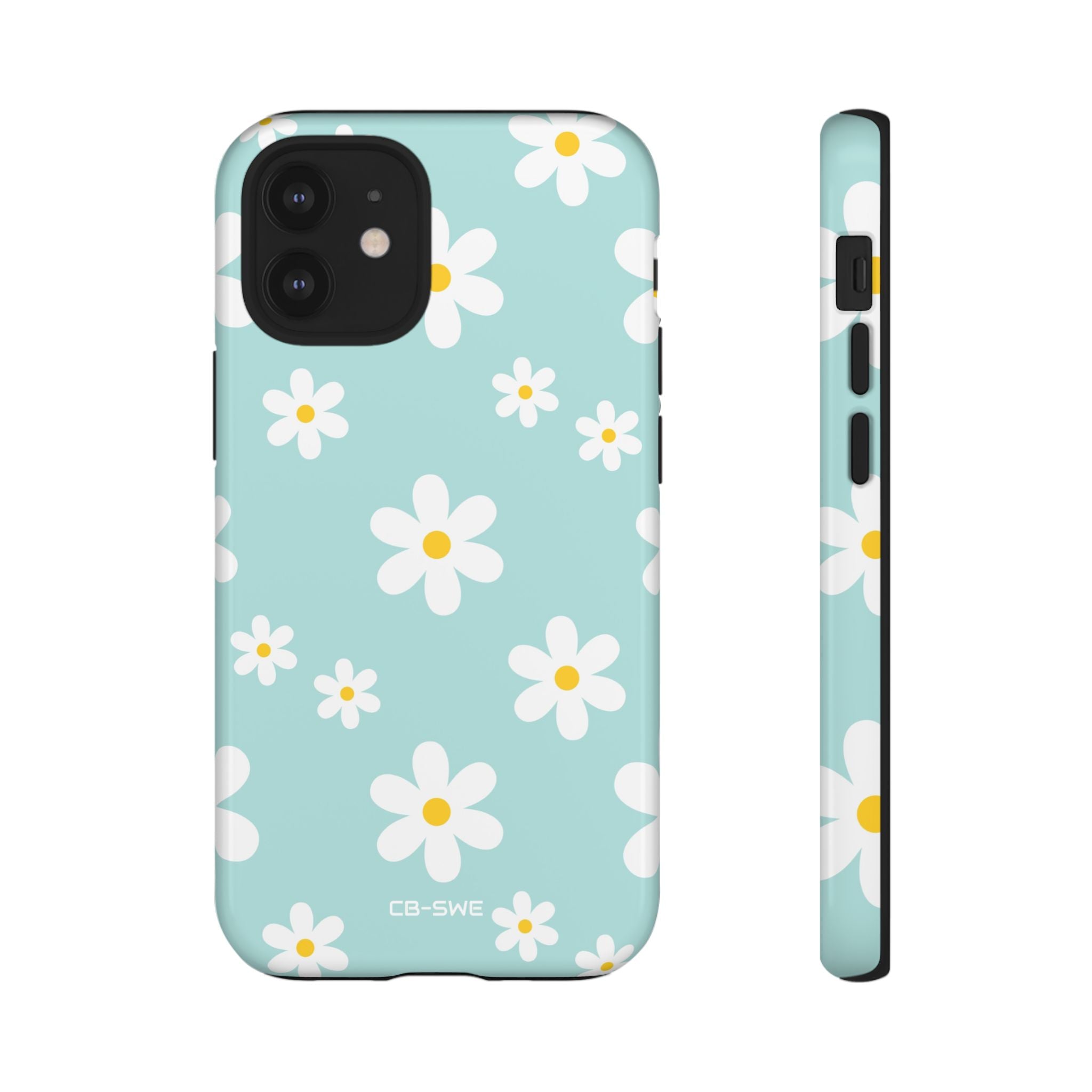 Daisies On Blue - iPhone Case