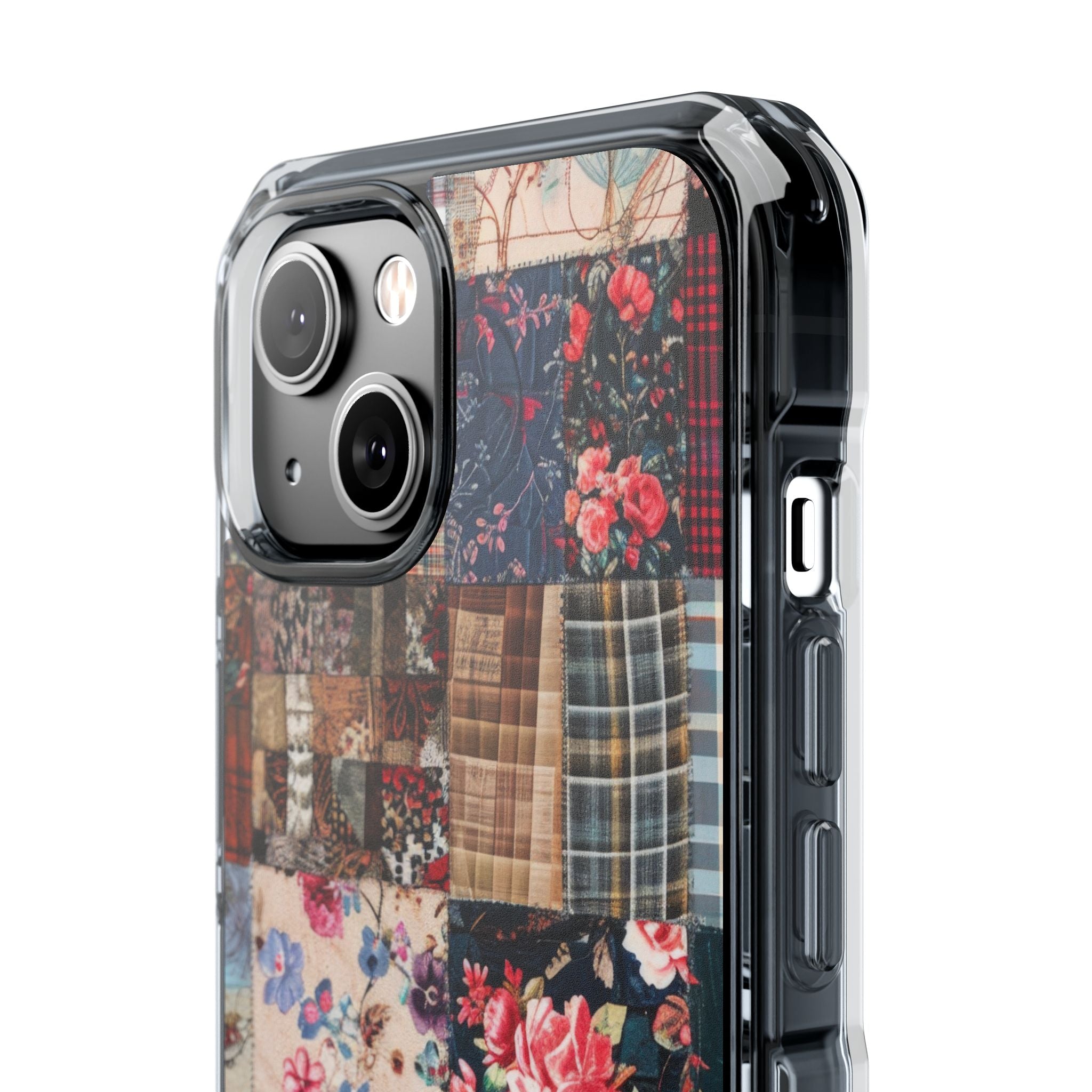 Patchwork Floral Quilt iPhone 14 - Impact Clear+