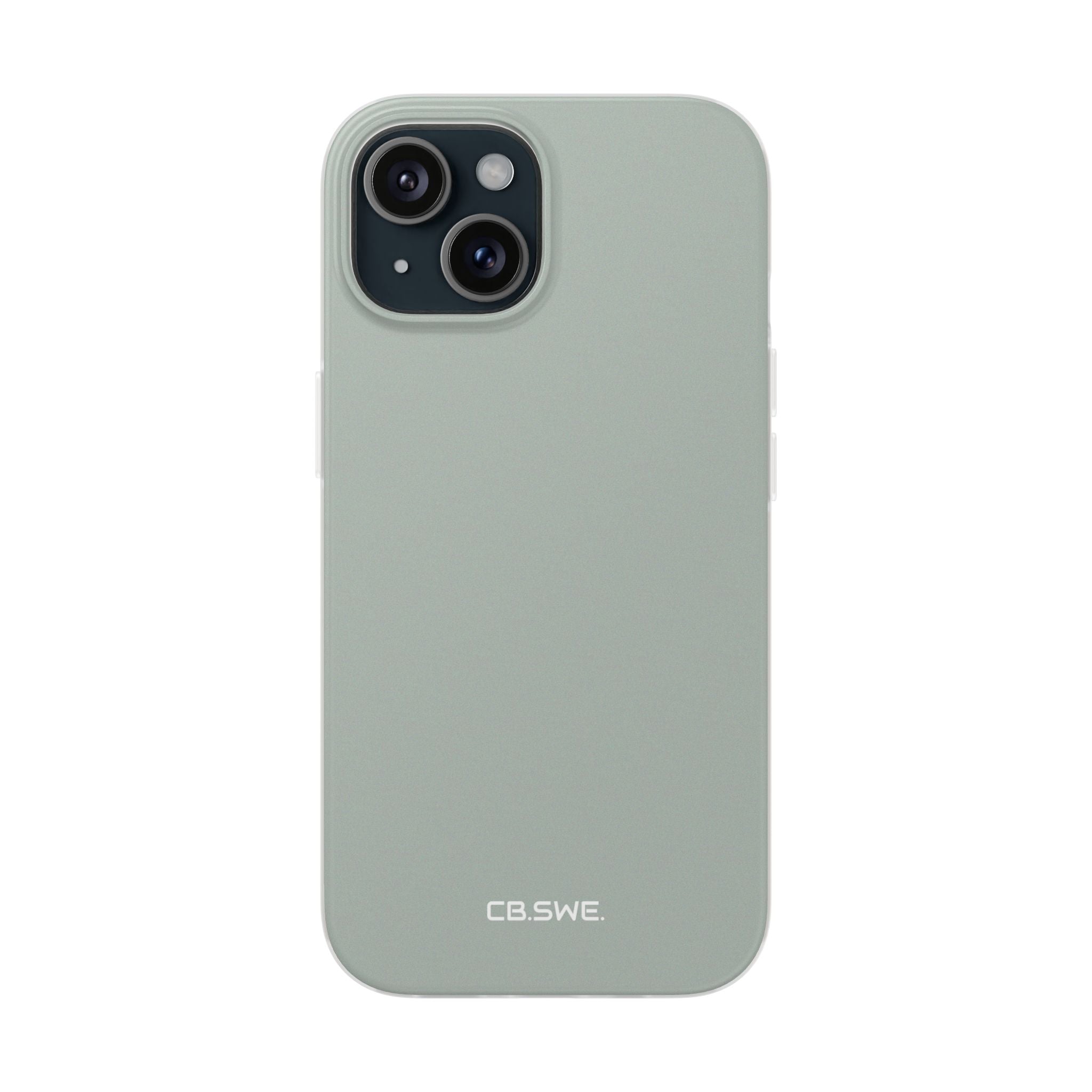 Aschgraue iPhone-Hülle – Flexi