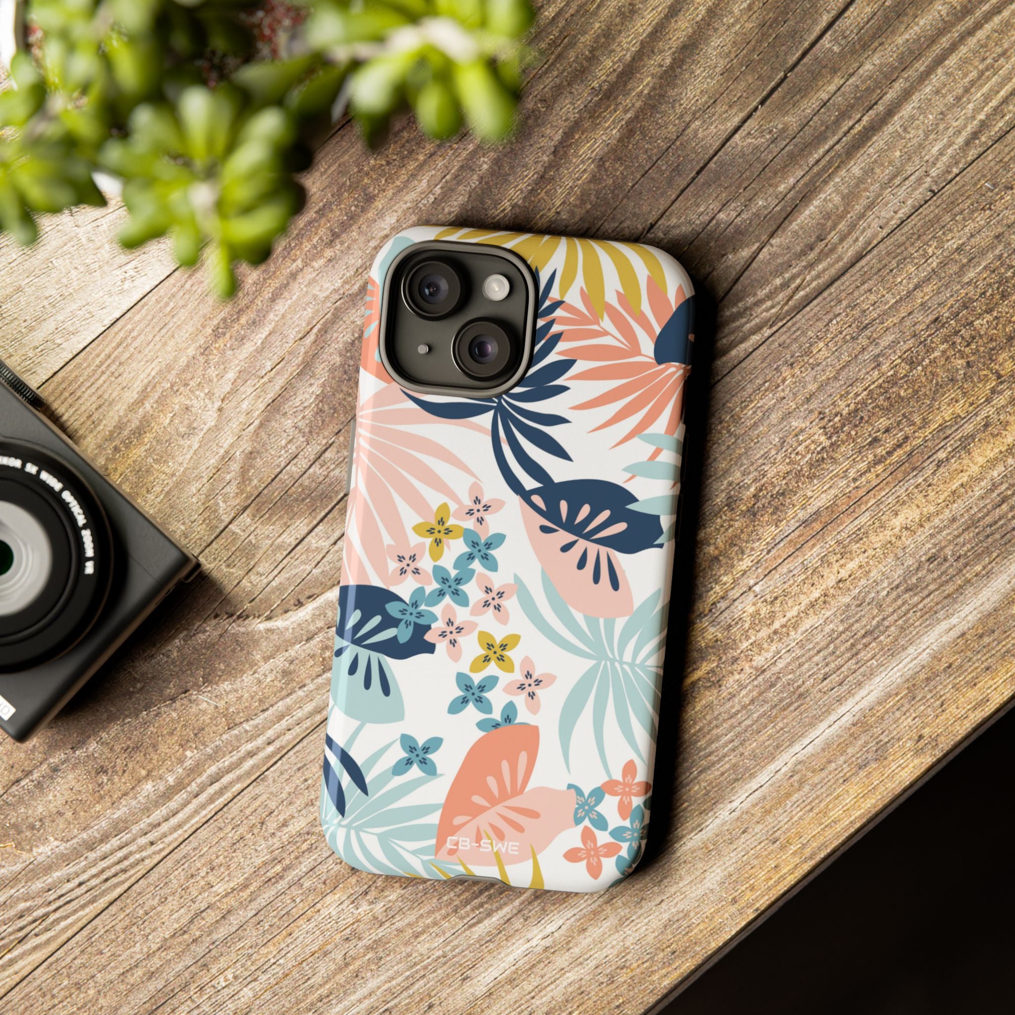 Tropical Foliage Blooms - iPhone Case