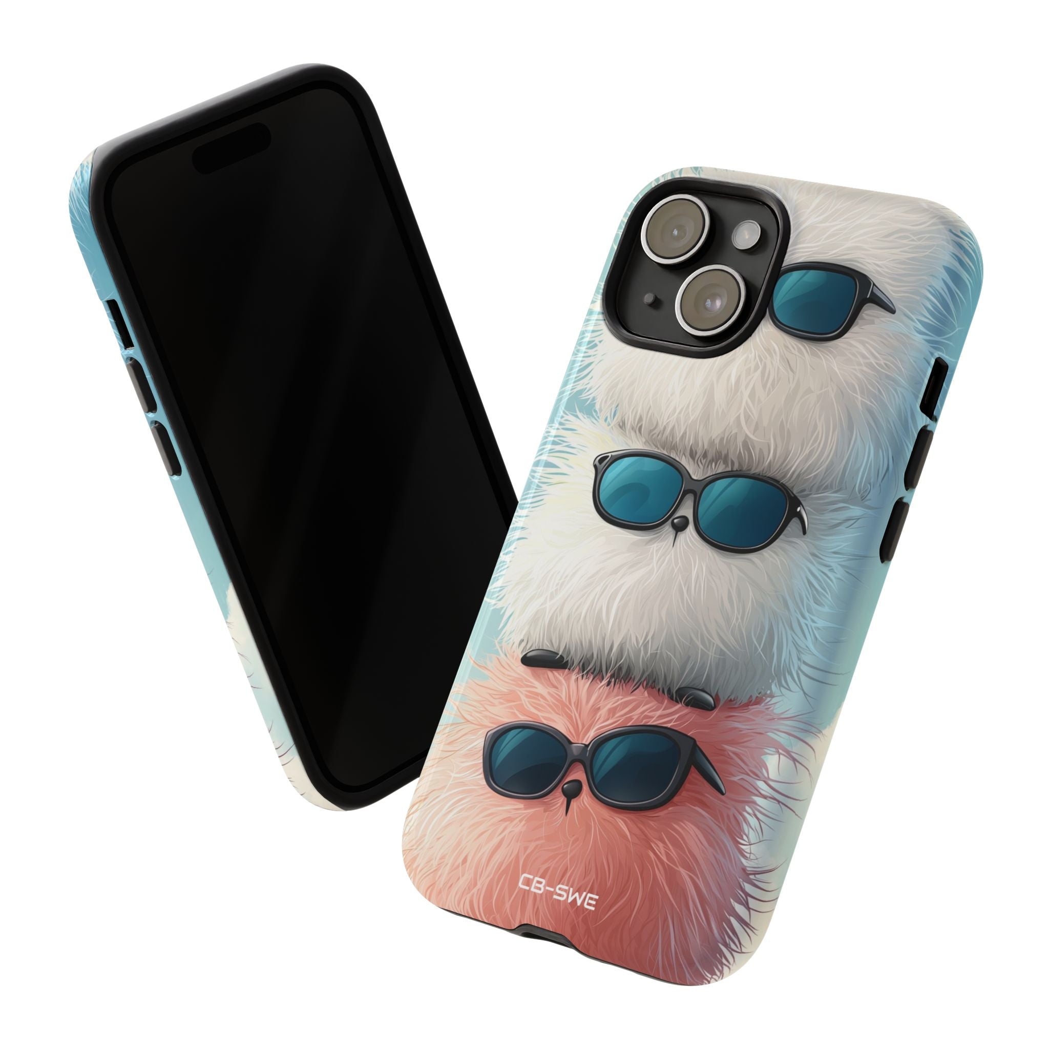 Fluffy Creatures Stack - iPhone Case
