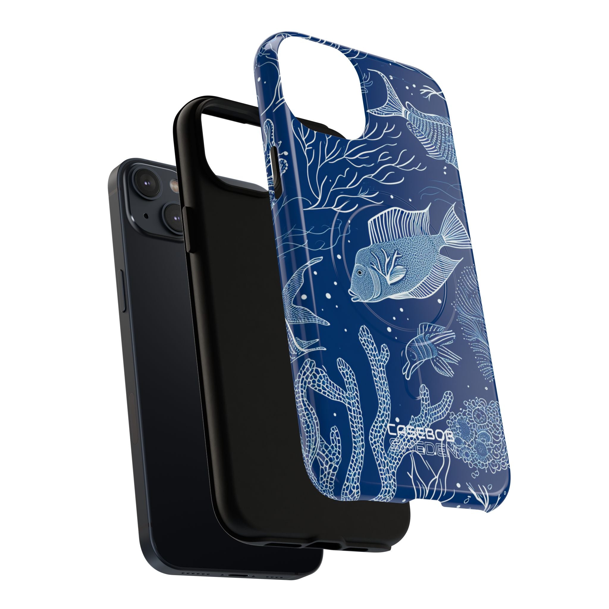 Blue Coral Garden iPhone 14 - Tough+