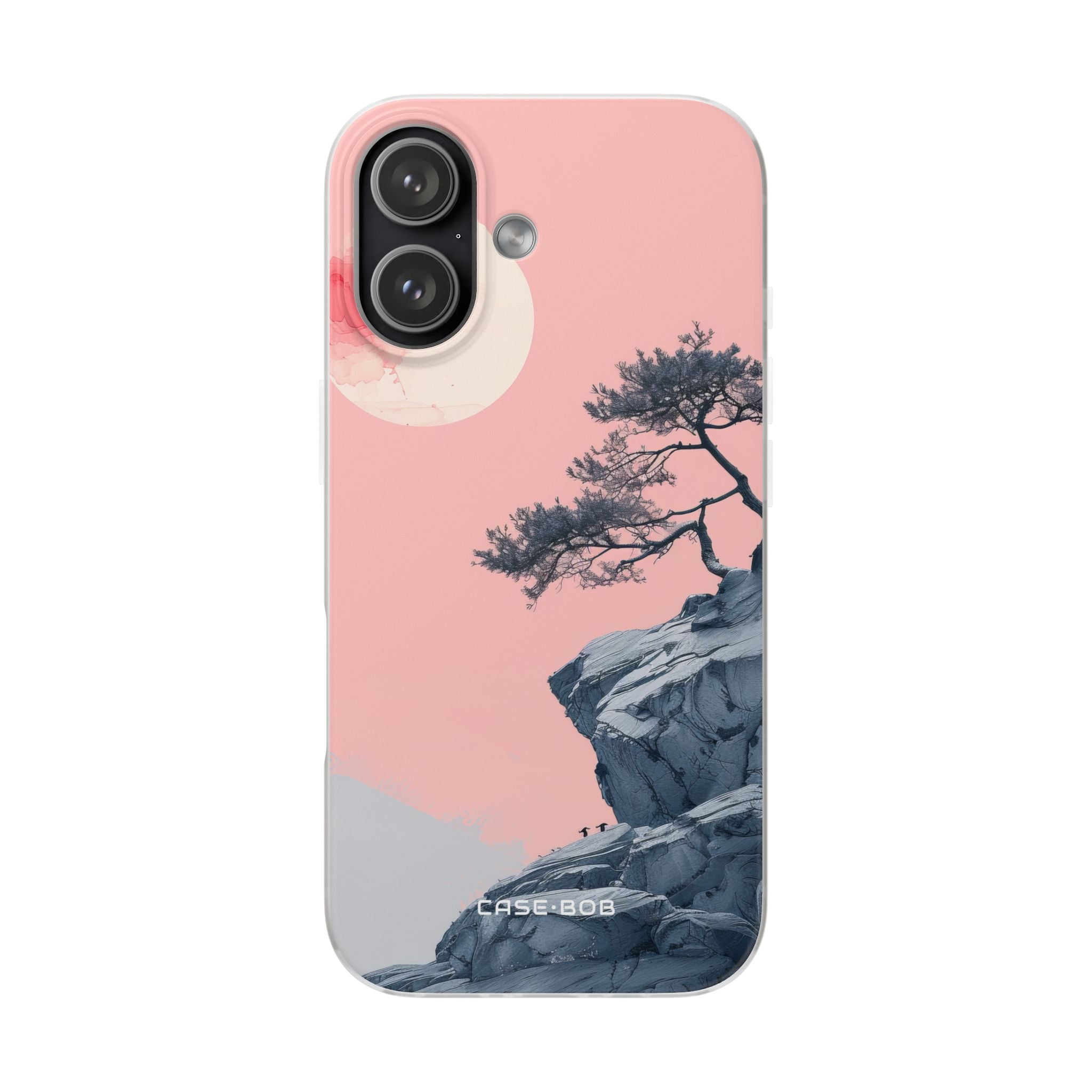 Crimson Moon Tree iPhone 17 Case - Soft