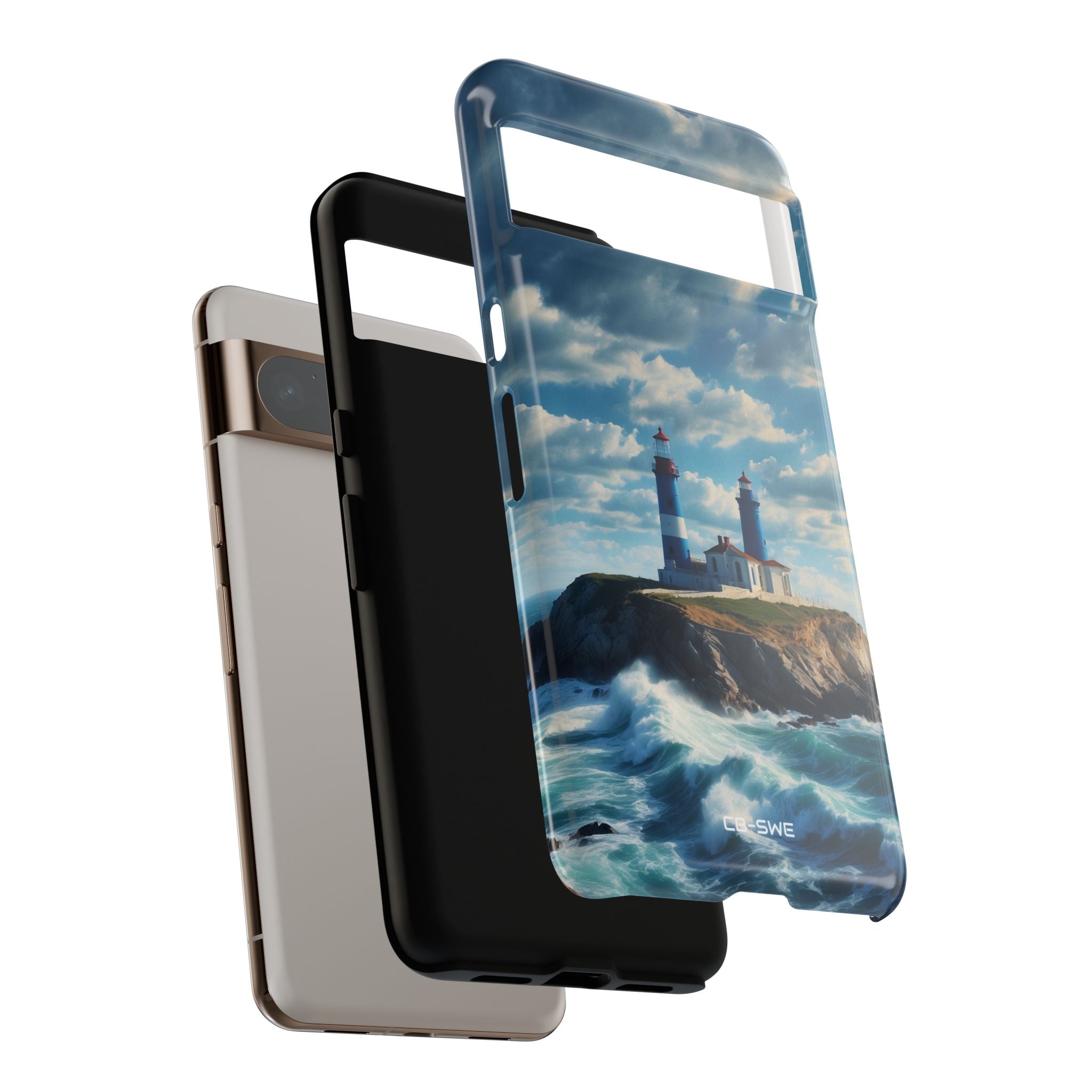 Lighthouse Guards Waves - Google Pixel Case