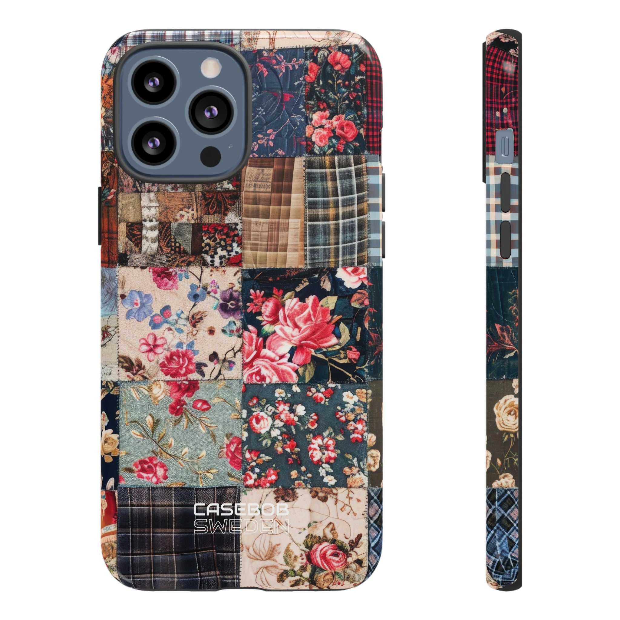 Patchwork Floral Quilt iPhone 13 - Tough
