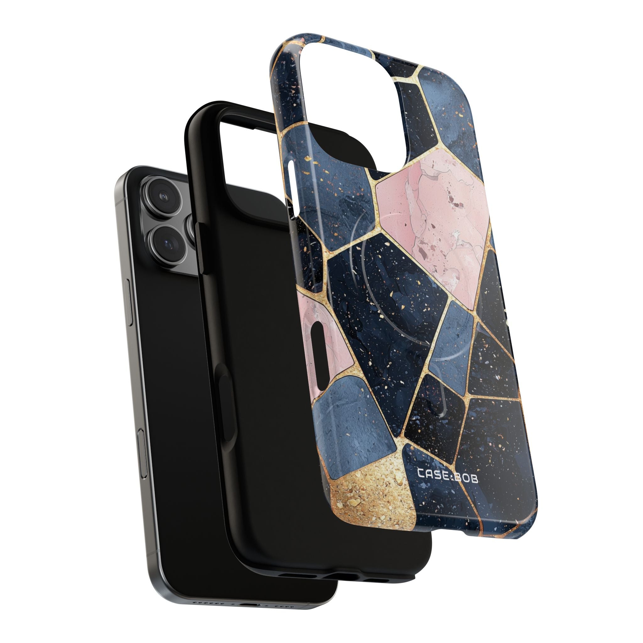 Golden Mosaic iPhone 16 Pro Max Case - Tough+