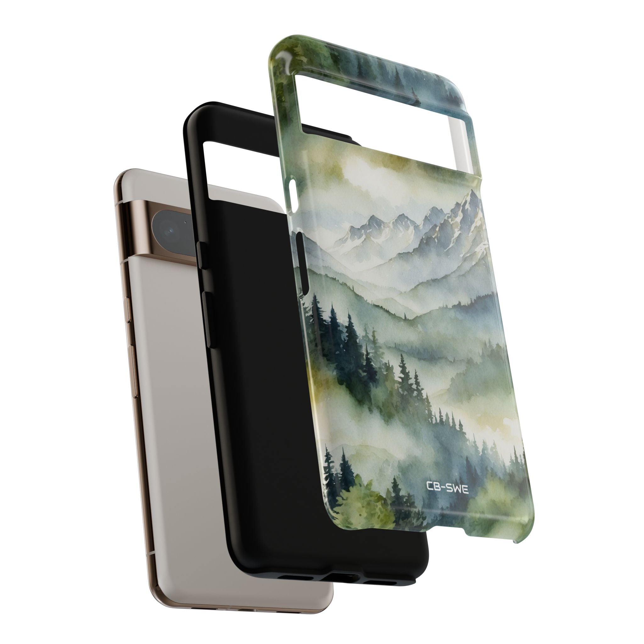 Misty Peaks Emerge - Google Pixel Case
