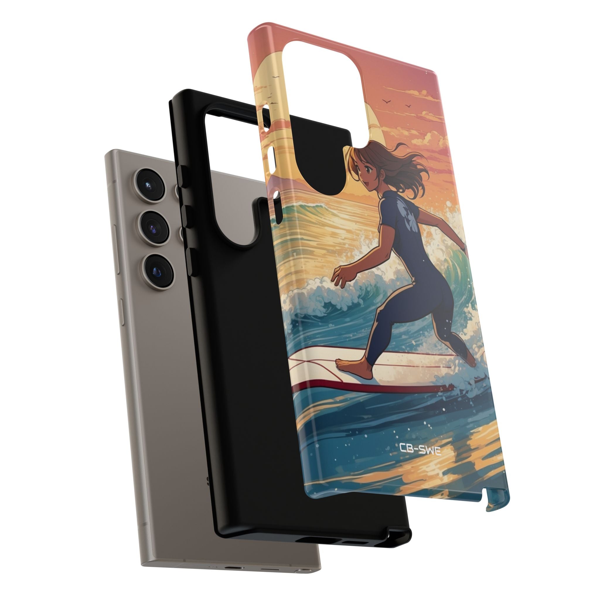 Surfing Into Sunset - Samsung Case