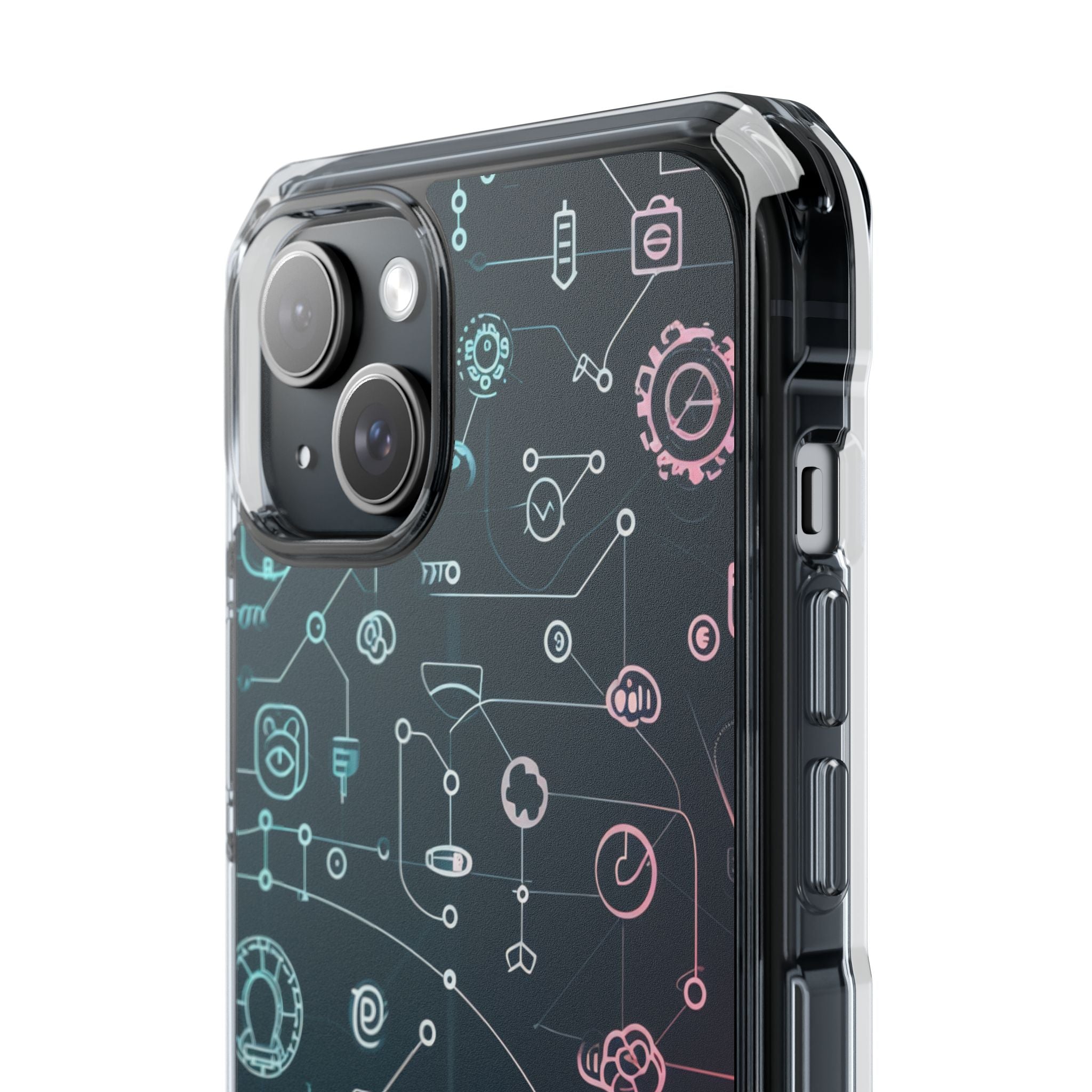 Digital Circuit Flow iPhone 15 - Impact Clear+