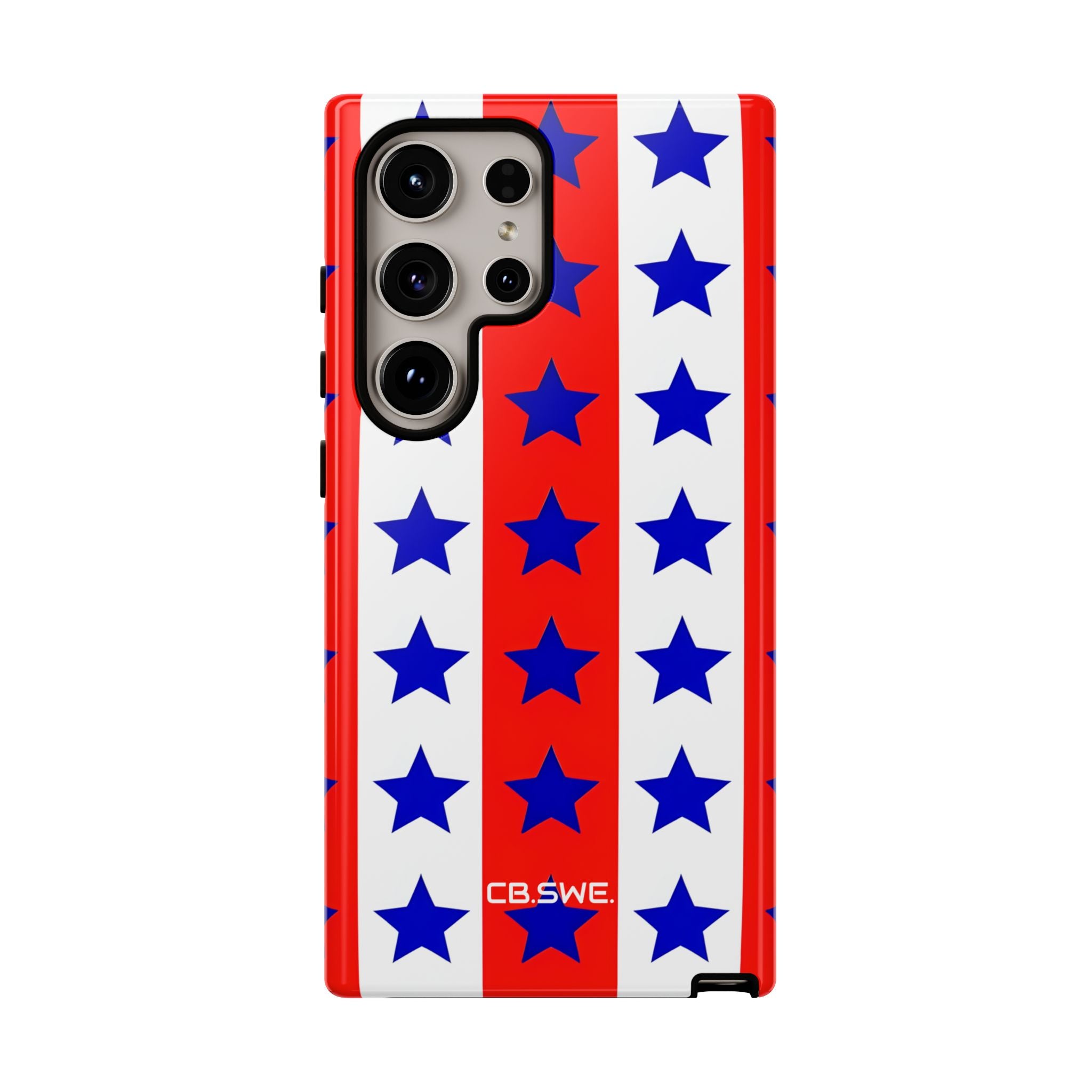 Patriotic American Flag Inspired Seamless Samsung S24 - Tough