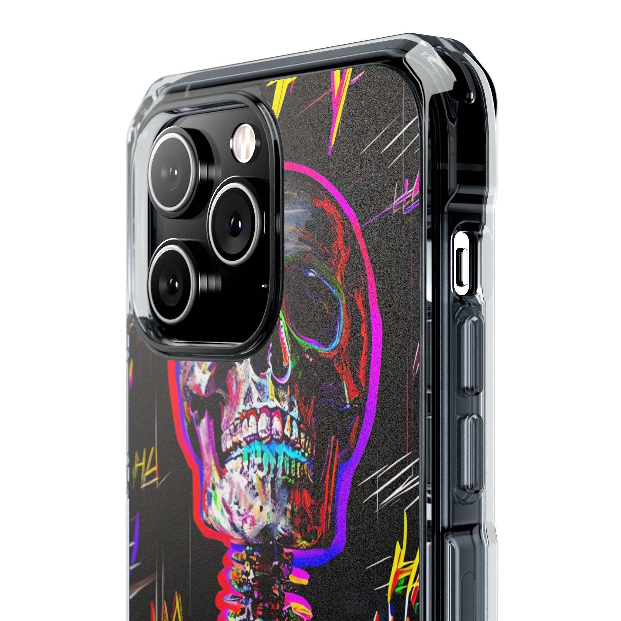 Neon Skeleton Laugh iPhone 14 Pro Max Case - Impact