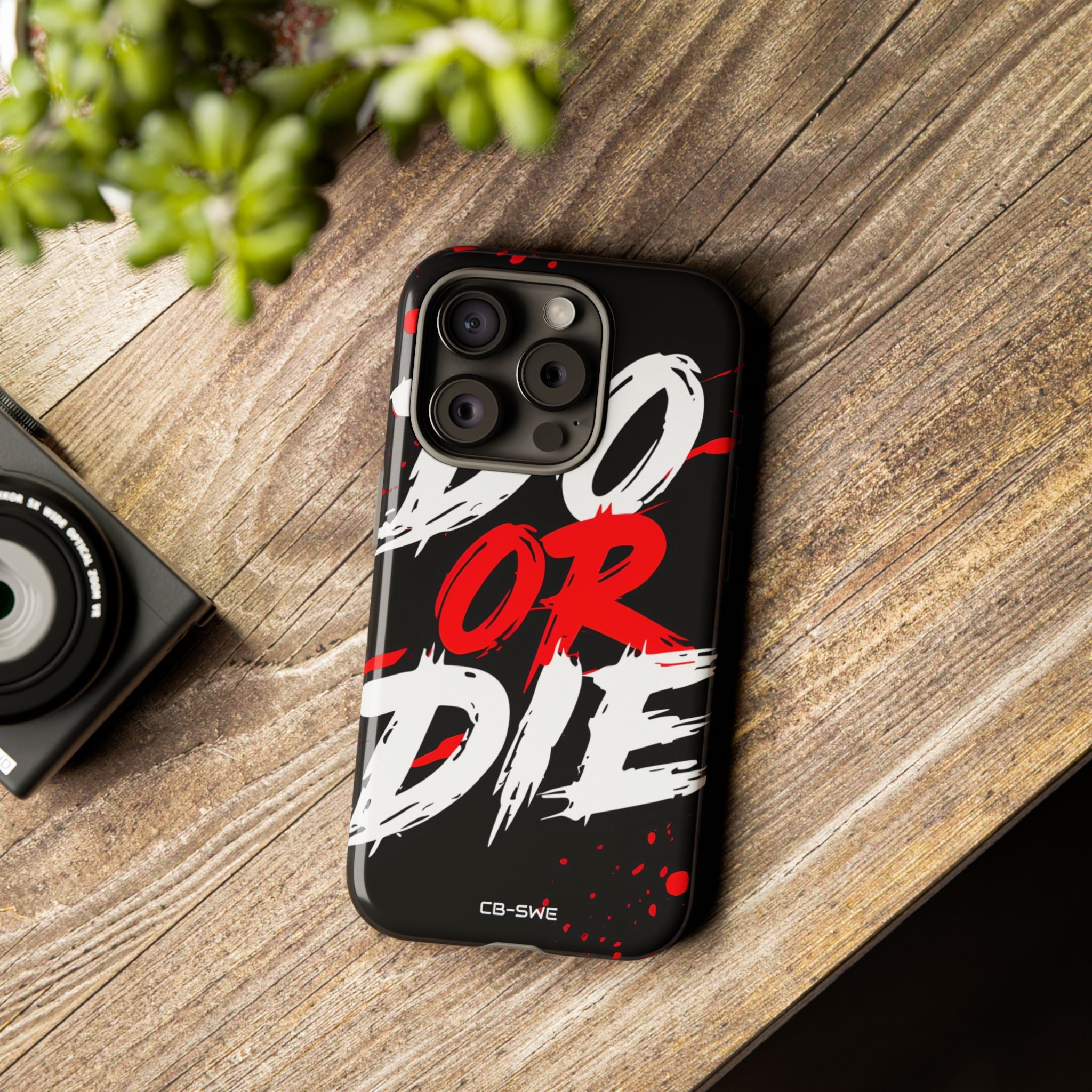 Intense Typography Contrast - iPhone Case