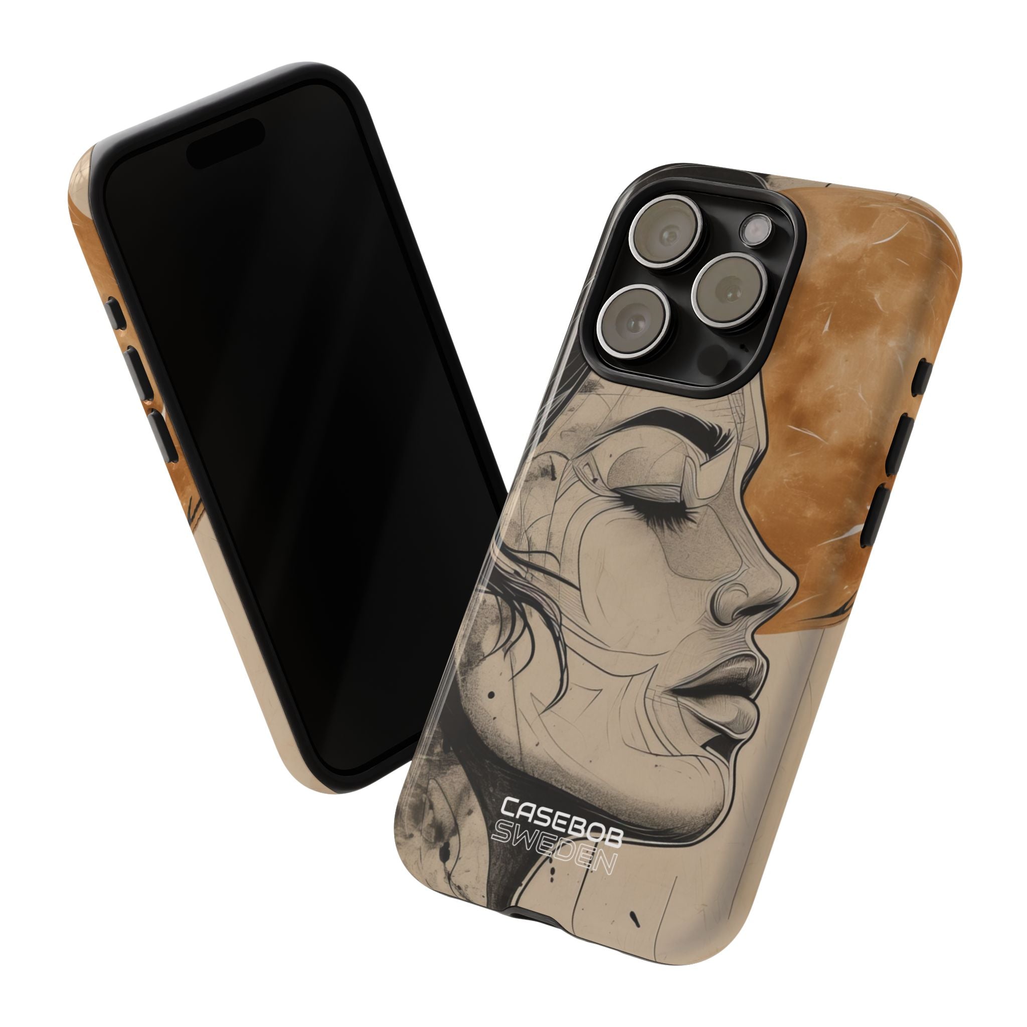 Moonlit Face Flow iPhone 15 - Resistente