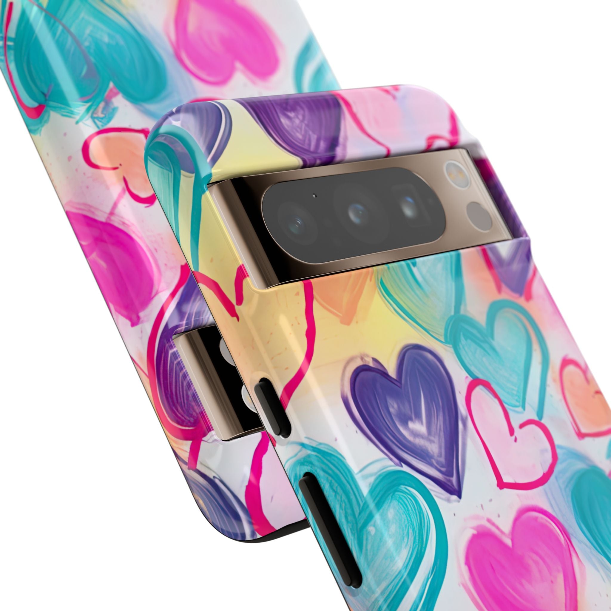 Hearts Dance Playfully - Google Pixel Case