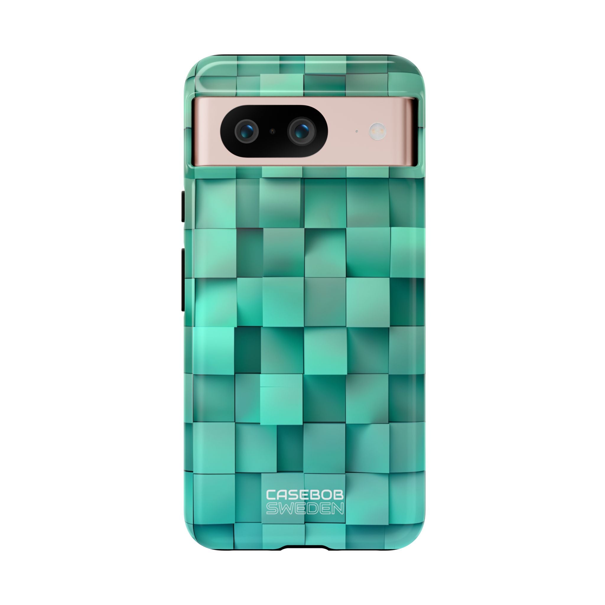 Quadrati Blu Piegati Google Pixel 8 - Tough