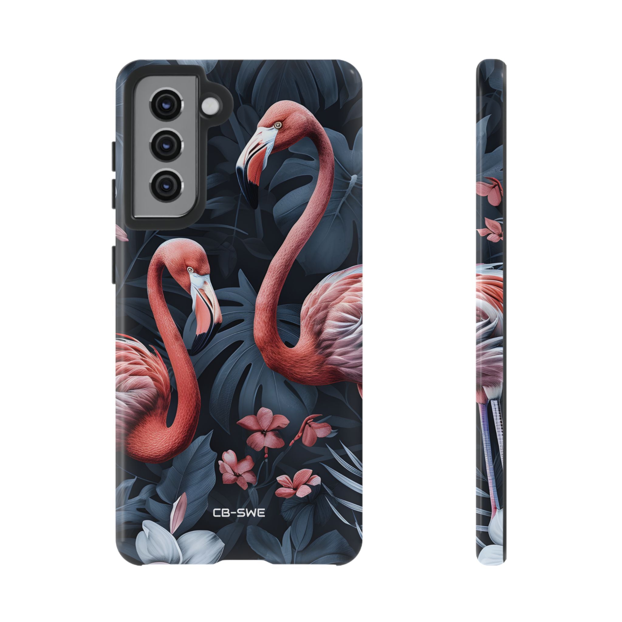 Flamingos Embrace Nature - Samsung Case